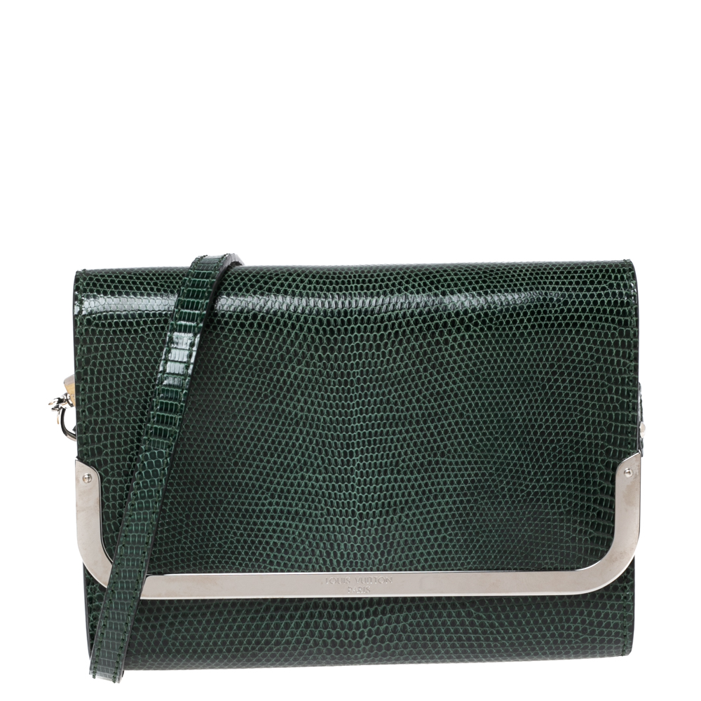 Louis Vuitton Green Lizard Rossmore PM Bag