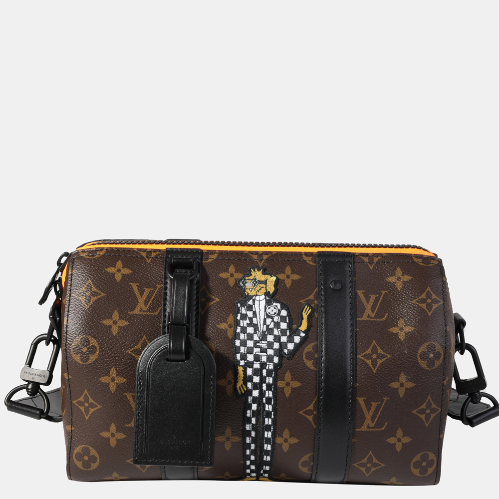 Louis Vuitton Monogram Canvas Cowhide Leather Zoom With Friends City Keepall Bag