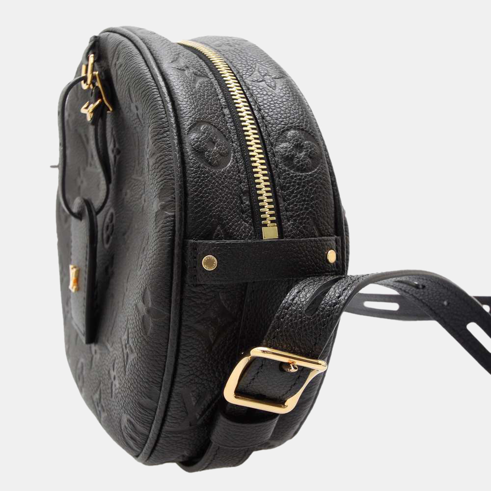 

Louis Vuitton Black Monogram Empreinte Leather Boite Chapeau Souple MM Shoulder Bag