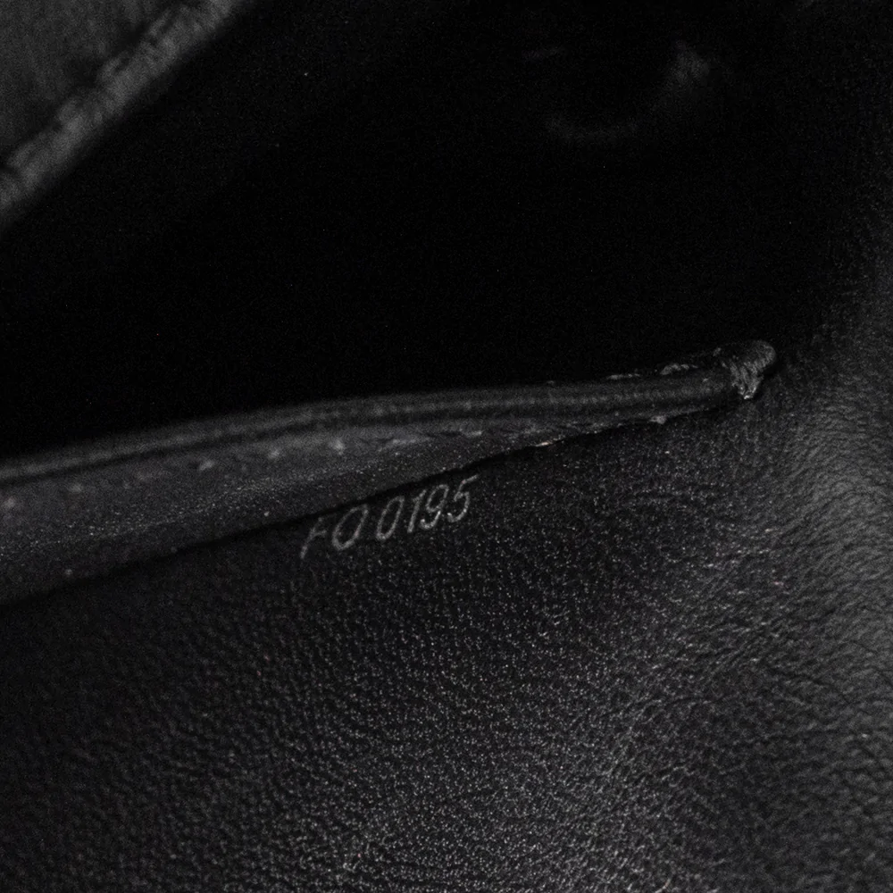 Louis Vuitton Black Leather Twist Shoulder Bag