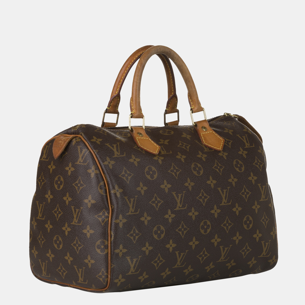 Louis Vuitton Brown Monogram Speedy 30 
Louis Vuitton Brown Monogram Speedy 30