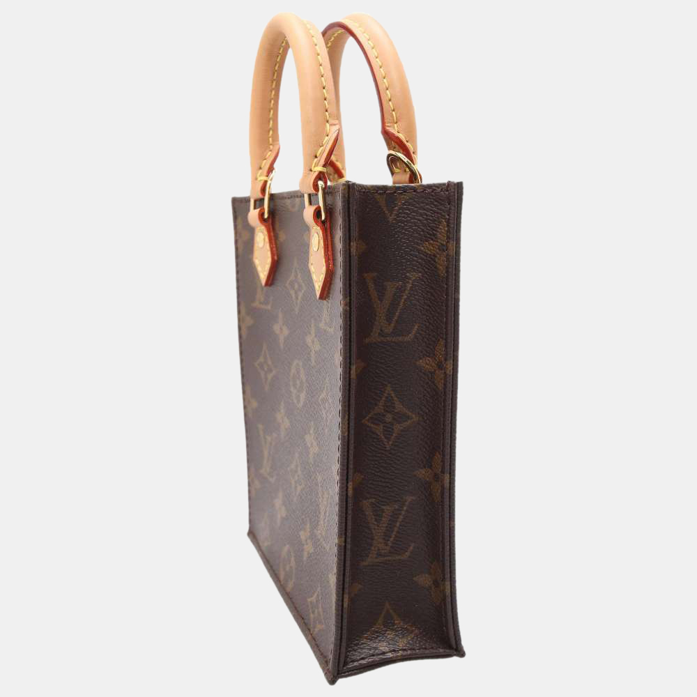 

Louis Vuitton Brown Monogram Canvas Petit Sac Plat Bag