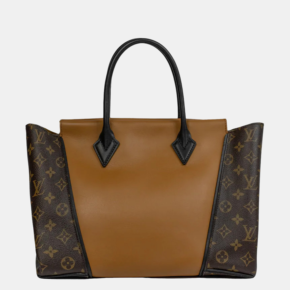 Louis Vuitton Monogram Canvas W Tote Shoulder Bag