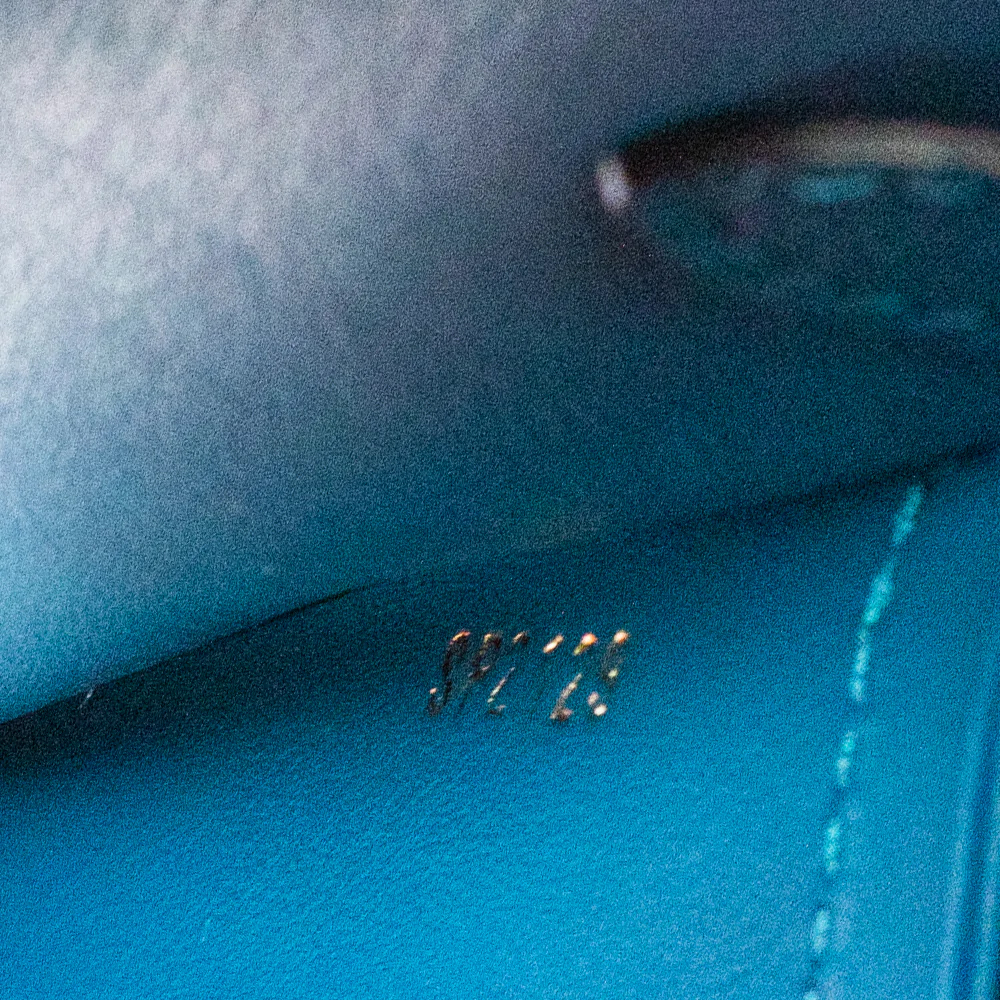 Louis Vuitton Milla MM Shoulder Bag In Blue Leather