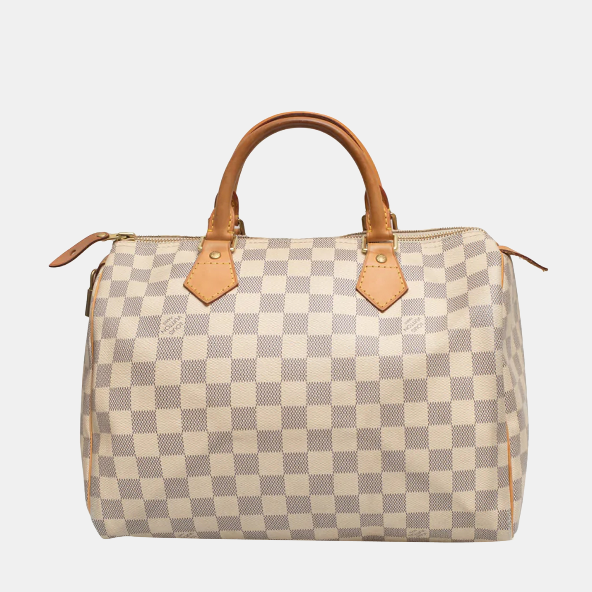 Louis Vuitton Speedy Azur Handbag In Grey Monogram Canvas