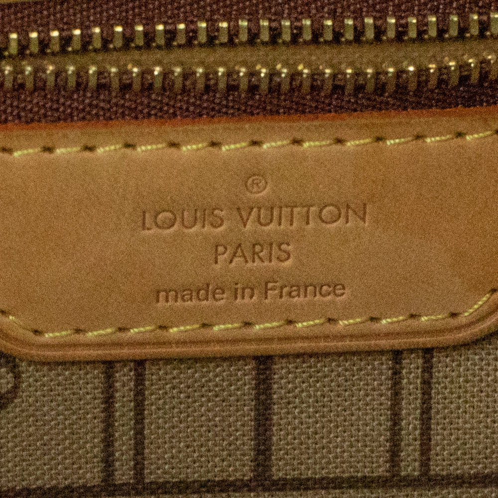 Louis Vuitton Neverfull Shoulder Bag In Brown Monogram Canvas