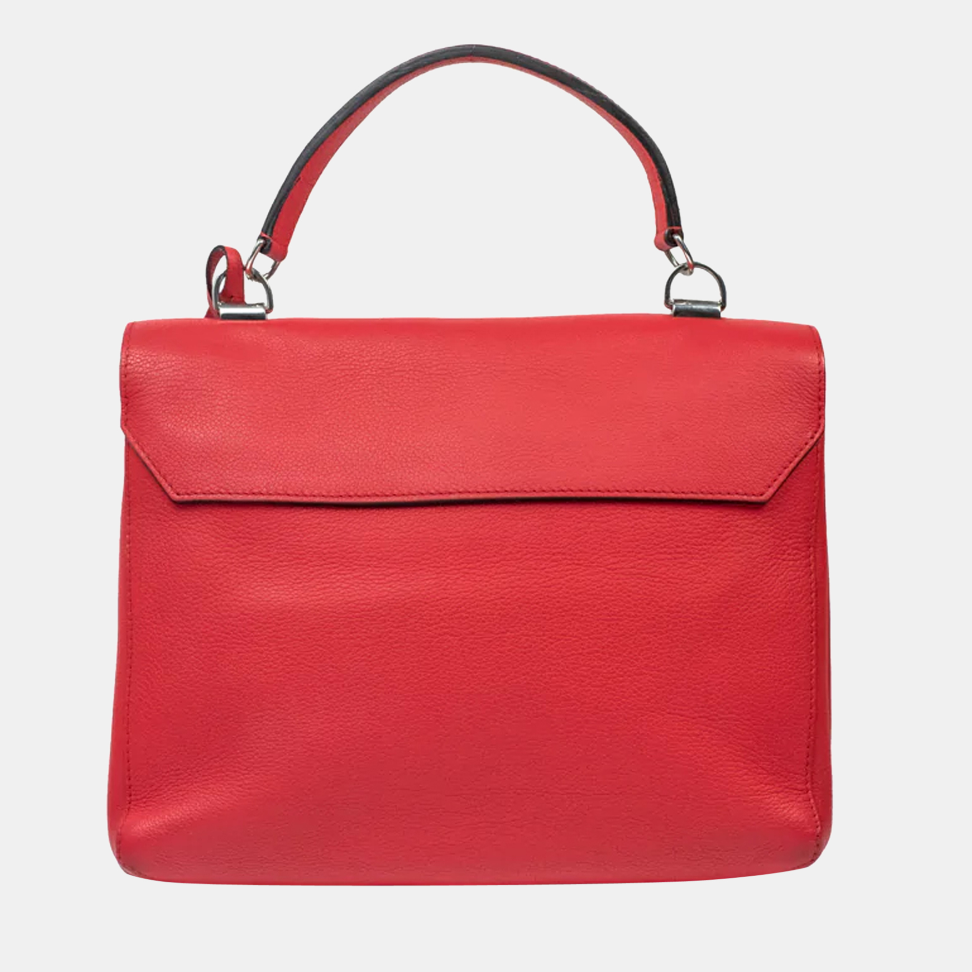 Louis Vuitton Lockme Handbag In Red Leather