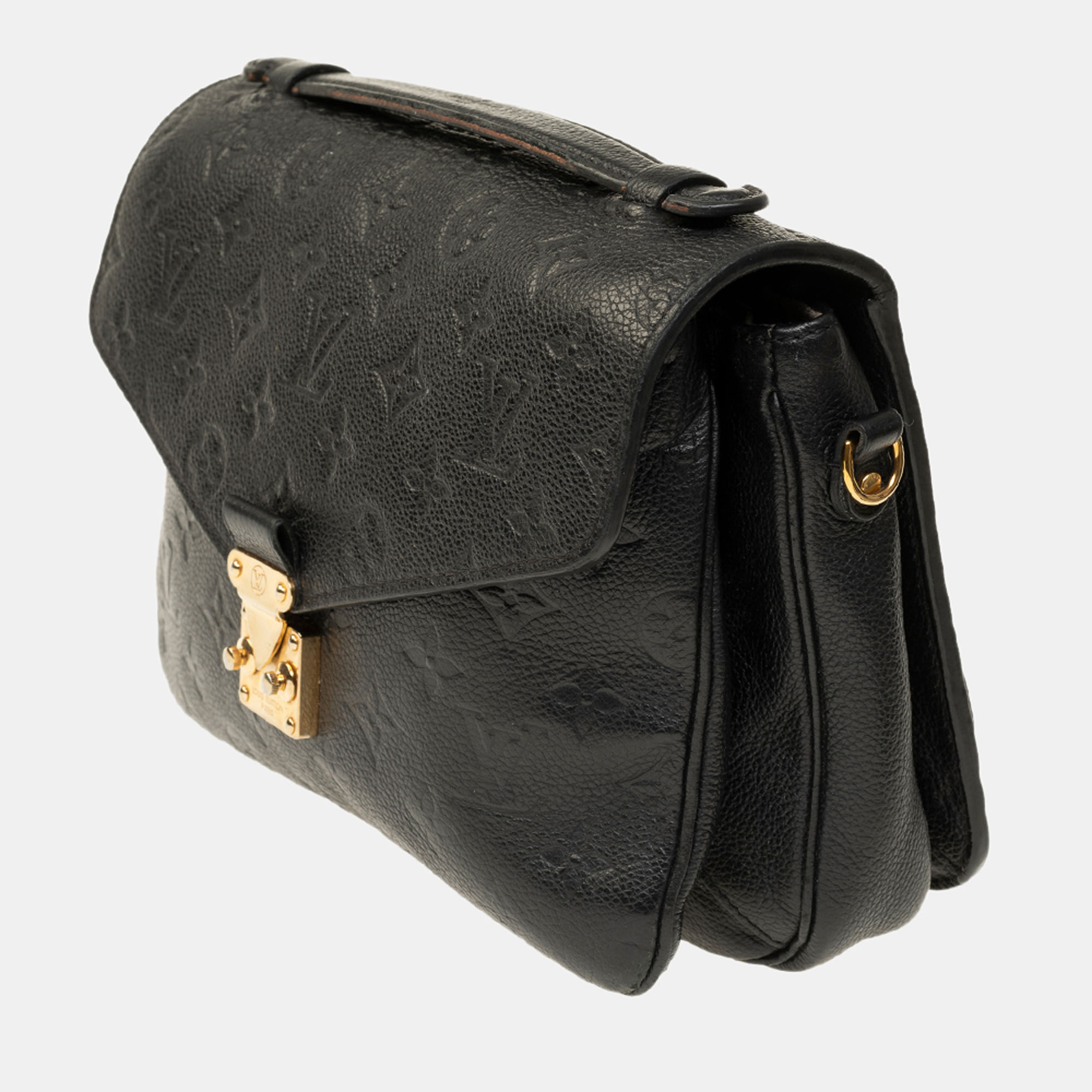 Louis Vuitton Black Monogram Empreinte Leather Pochette Metis Shoulder Bag
Louis Vuitton Black Monogram Empreinte Leather Pochette Metis Shoulder Bag
