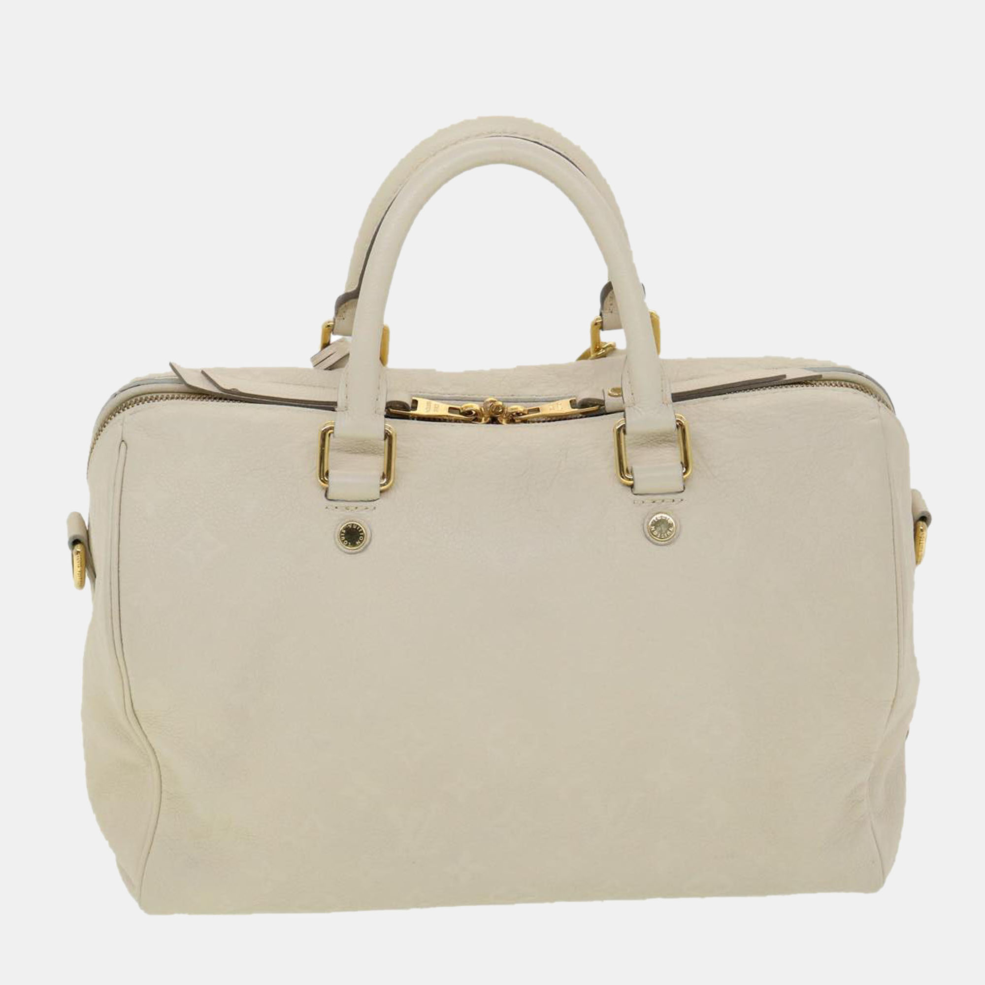 Louis Vuitton Cream Monogram Empreinte Leather Speedy Bandouliere 30 Top Handle Bag
Louis Vuitton Cream Monogram Empreinte Leather Speedy Bandouliere 30 Top Handle Bag