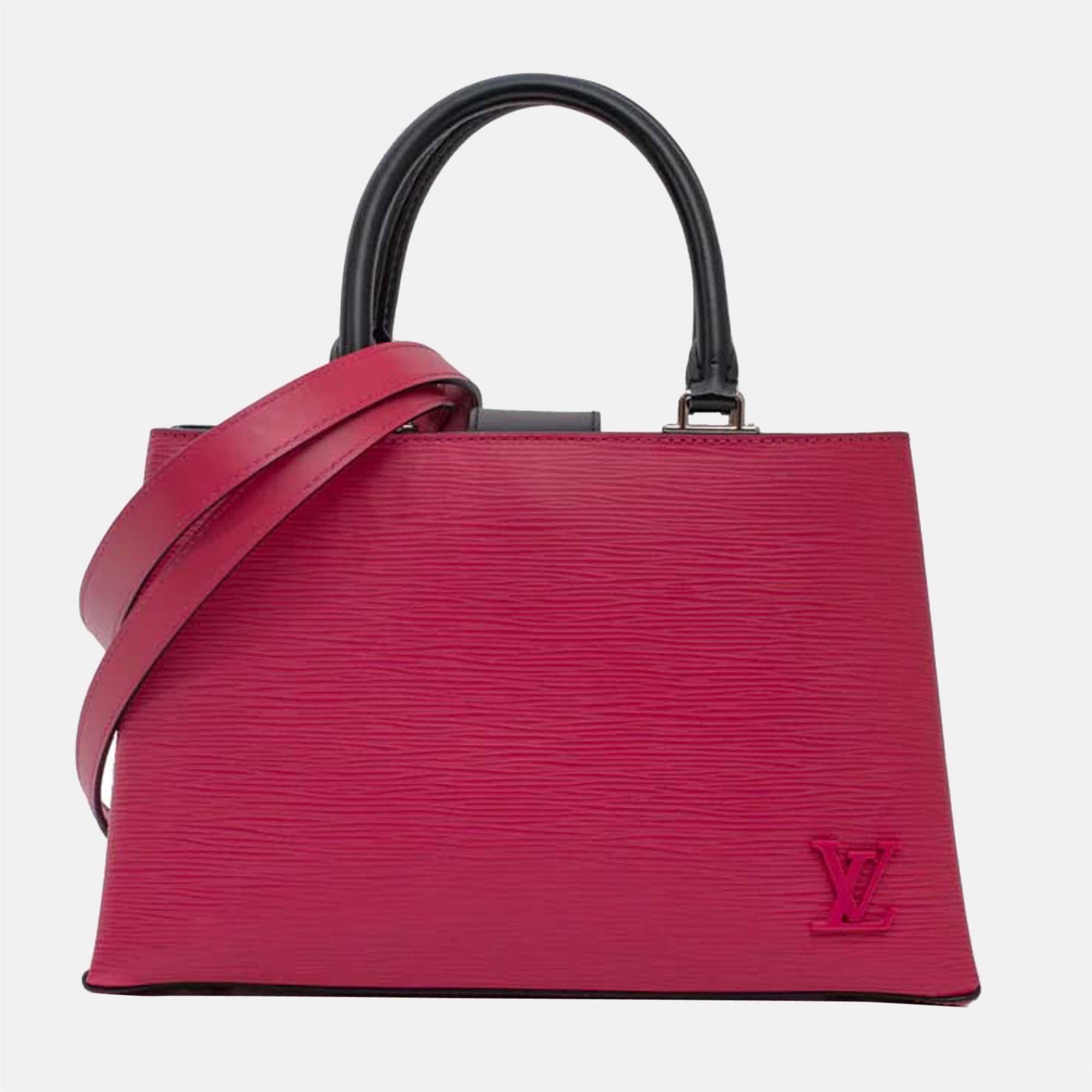 Louis Vuitton Kleber Shoulder Bag In Pink Leather