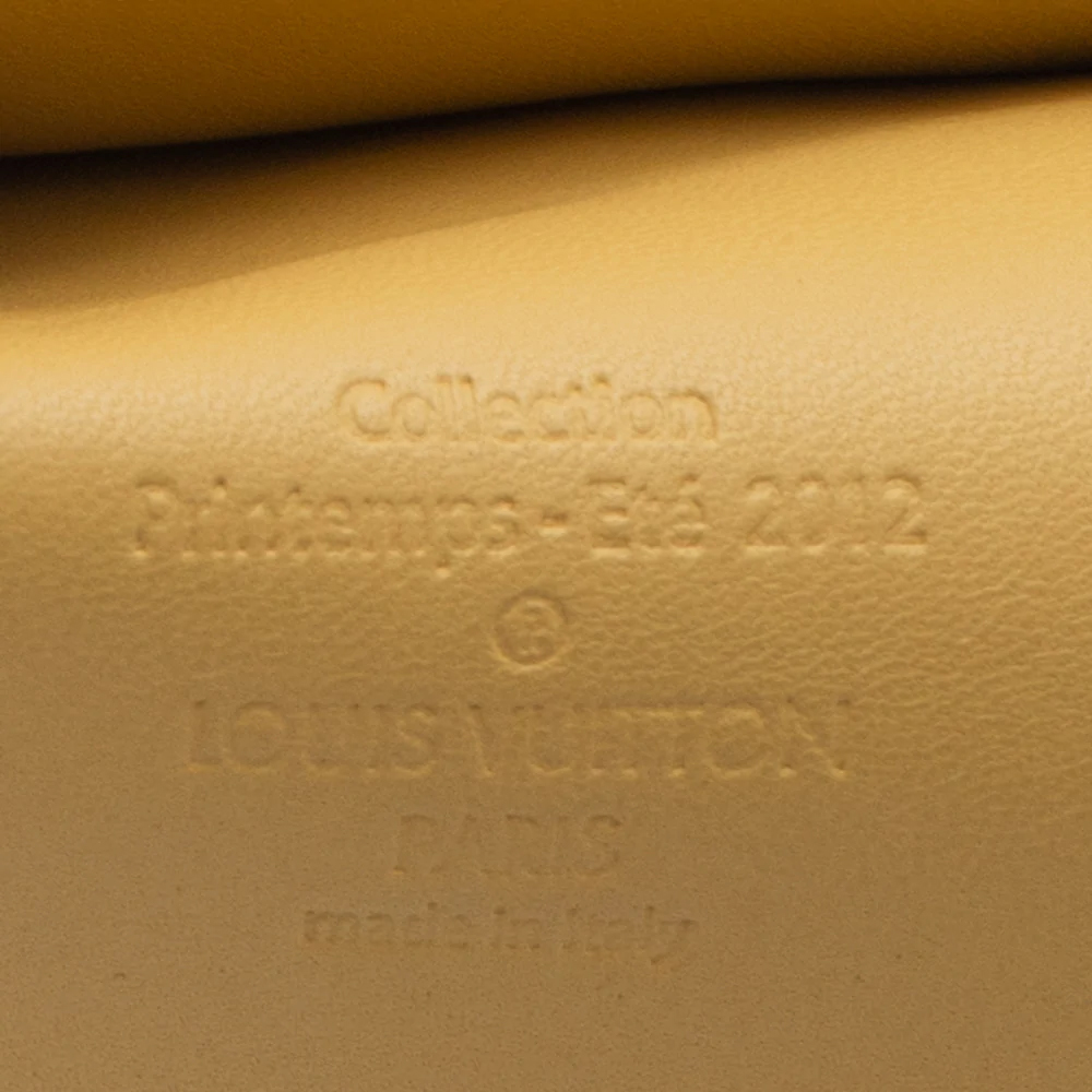 Louis Vuitton Yellow Leather Mama Broderie Bag