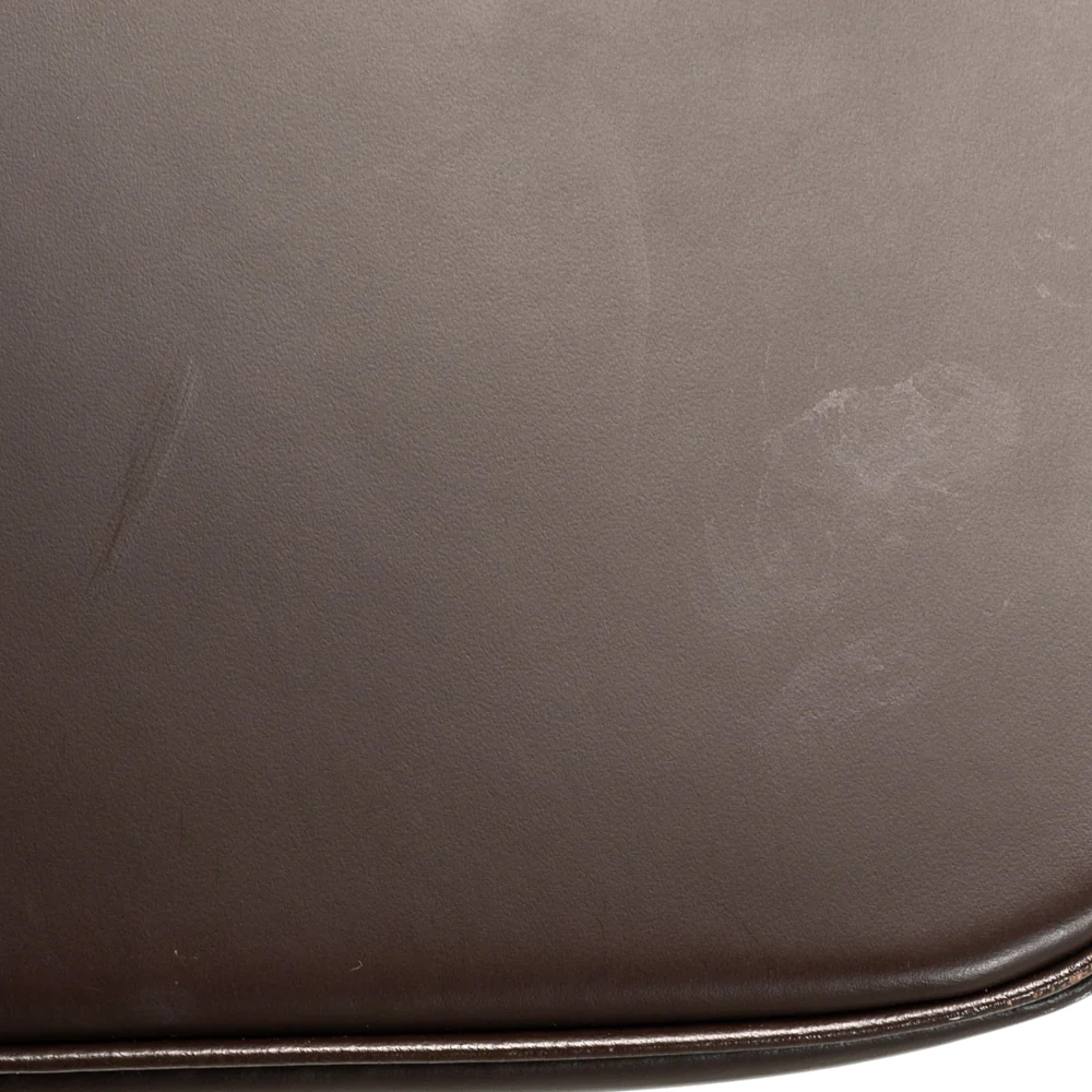 Louis Vuitton Brown Coated Canvas Leather Alma PM Satchel Bag