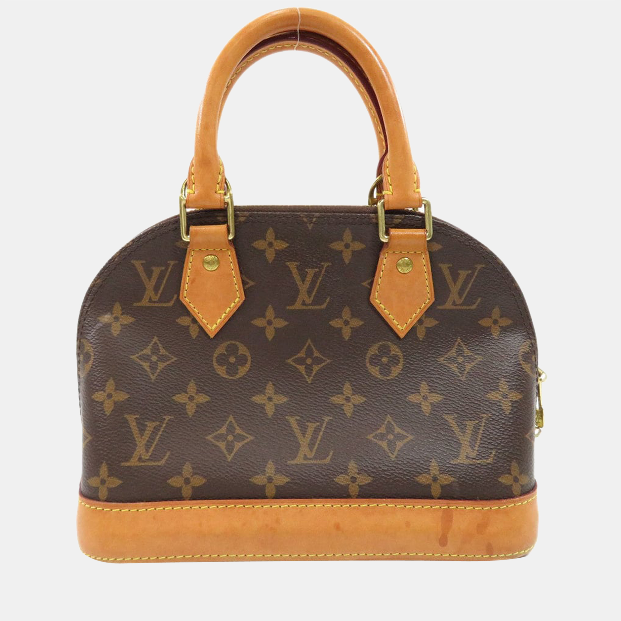 Louis Vuitton Brown Monogram Canvas Alma BB Top Handle Bag