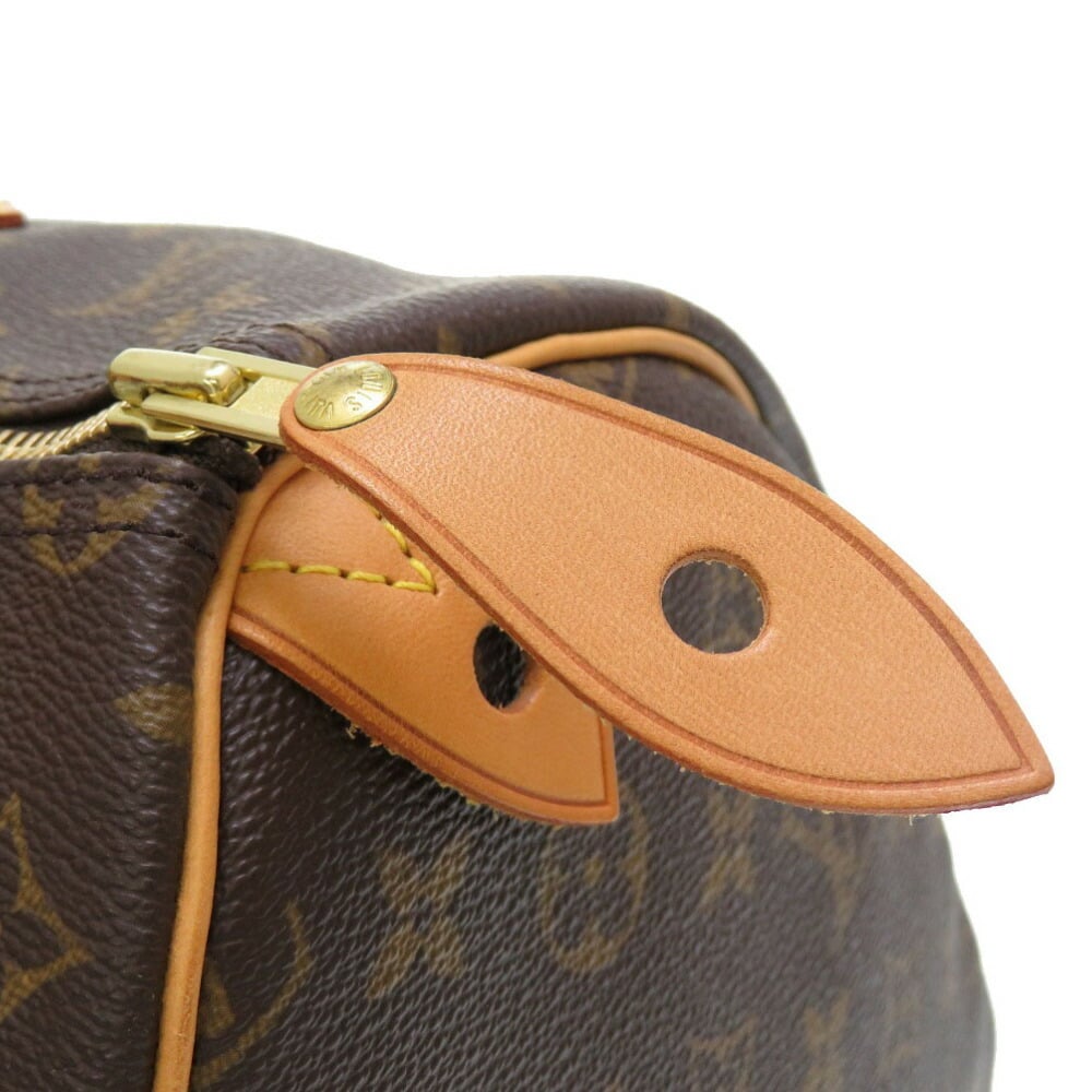 Louis Vuitton Brown Monogram Canvas Speedy 35 Top Handle Bag