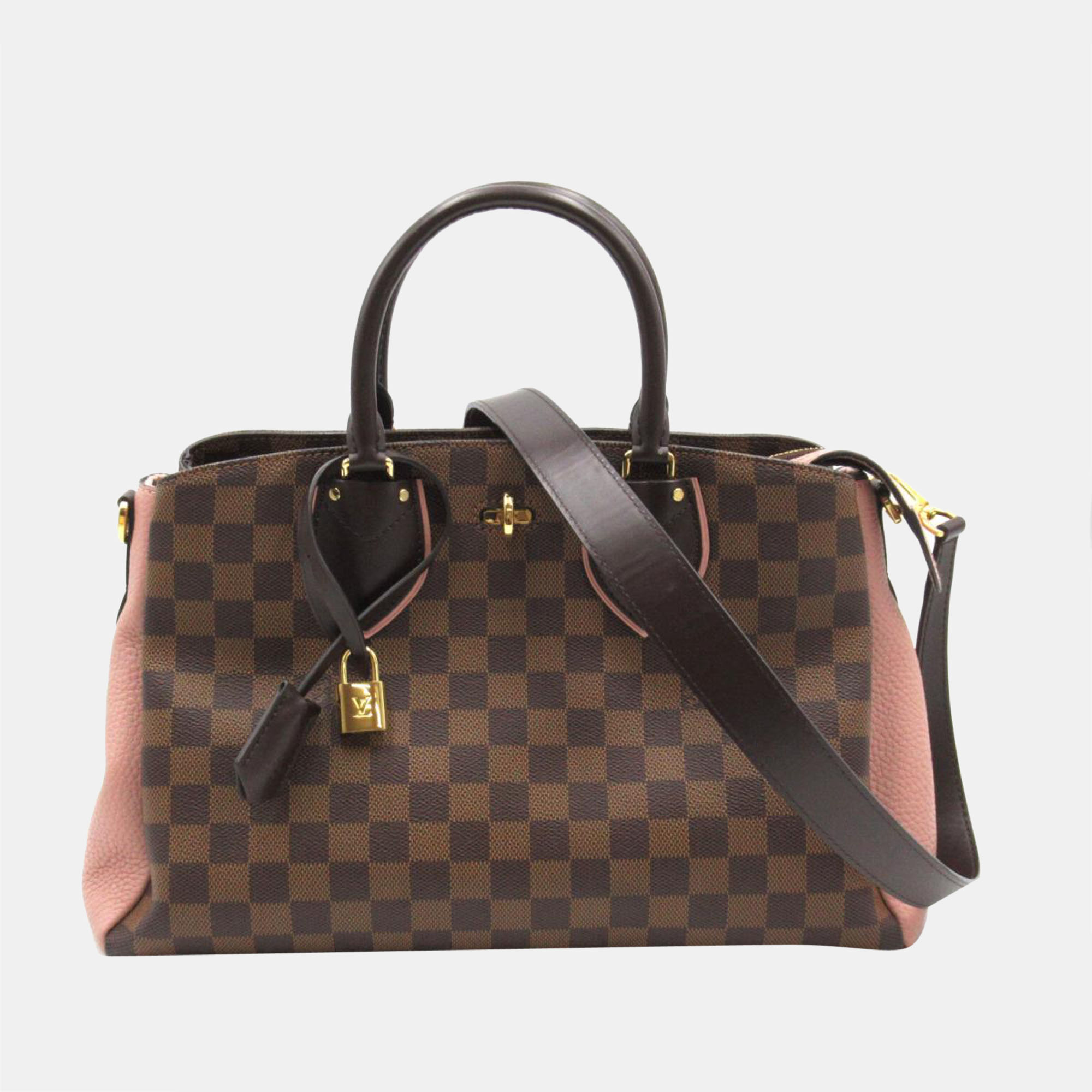 Louis Vuitton Brown Canvas Damier Ebene Normandy Louis Vuitton The