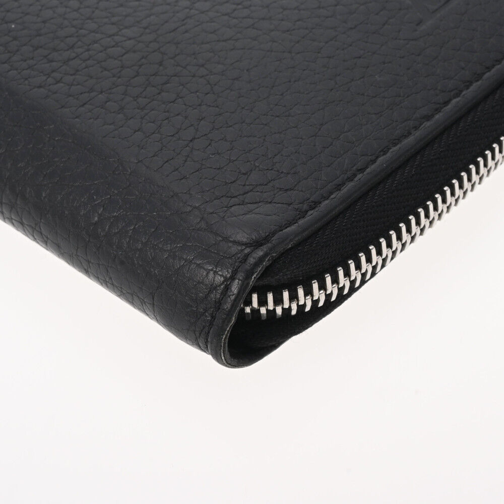 Louis Vuitton Black Leather Zippy Wallet