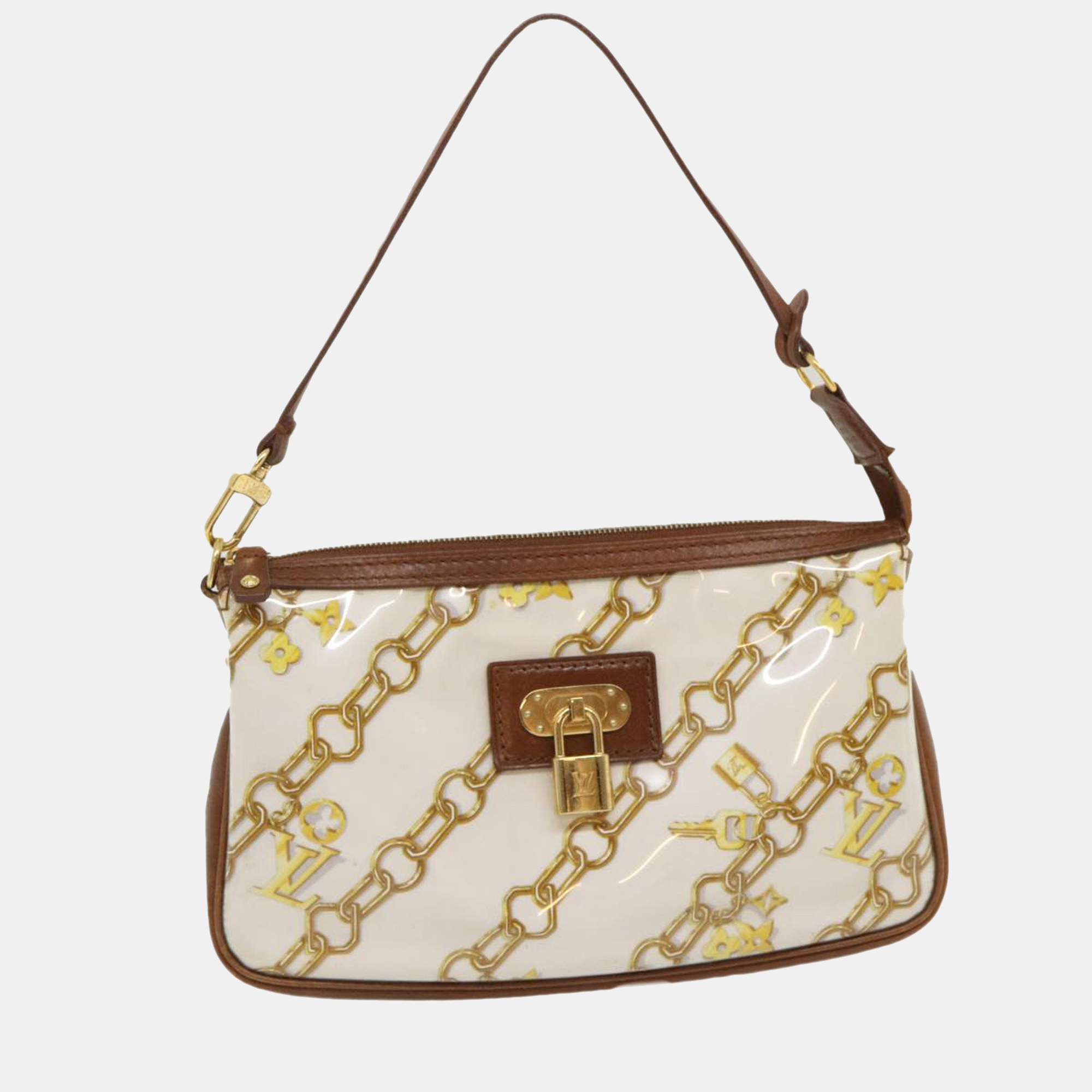 Louis Vuitton White Canvas and Plastic Limited Edition Pochette Accessoires Shoulder Bag
Louis Vuitton White Canvas and Plastic Limited Edition Pochette Accessoires Shoulder Bag