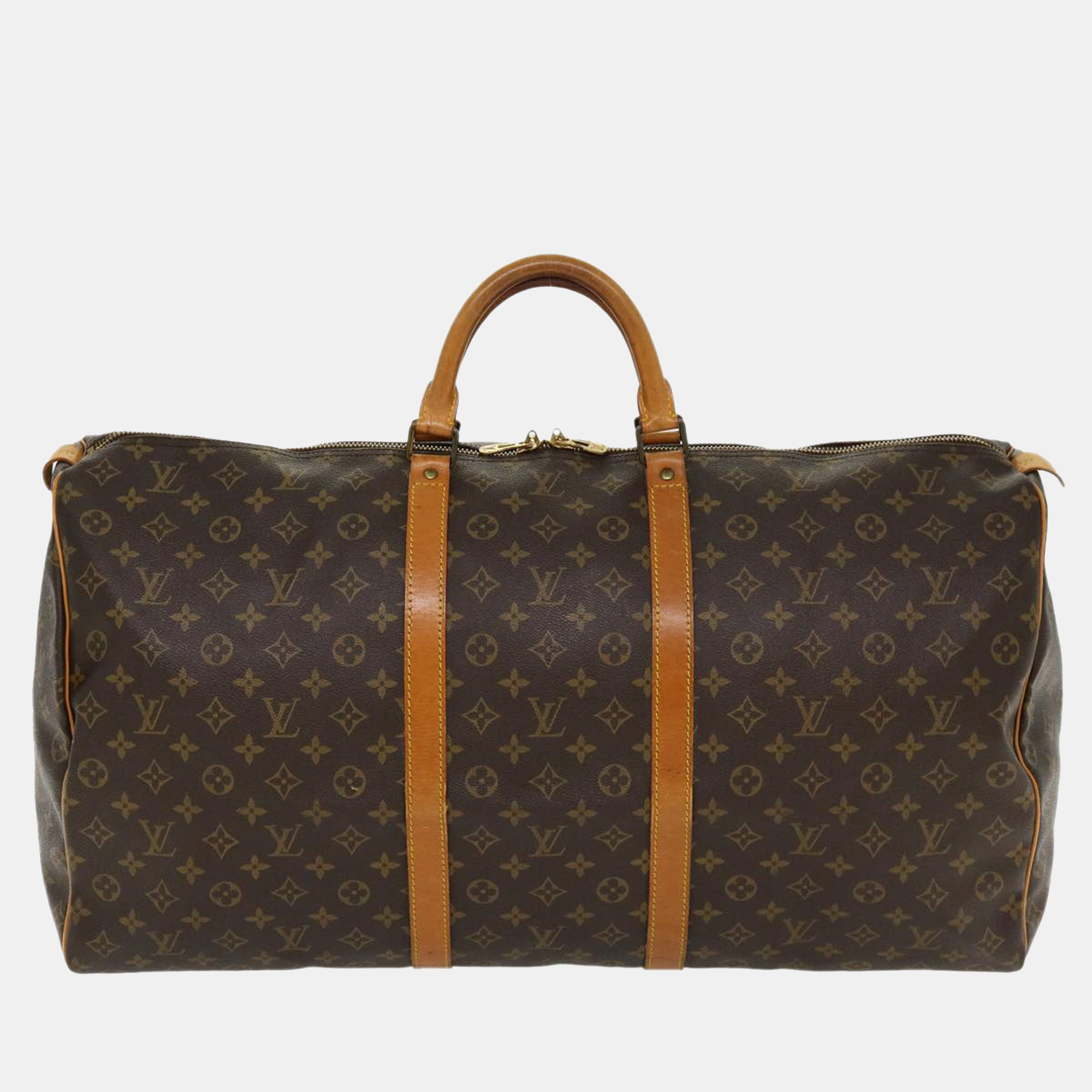 Louis Vuitton Monogram Keepall 60 Boston Bag M41422 LV Auth B023