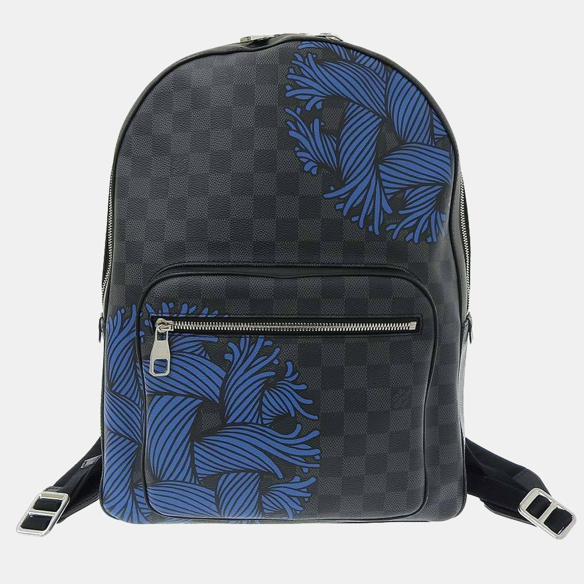 Louis vuitton black damier graphite josh backpack