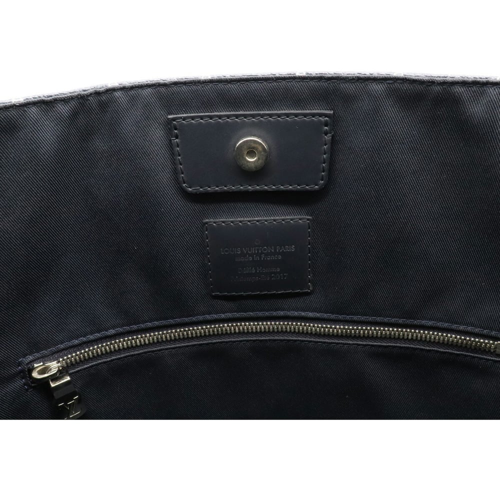 Louis Vuitton Navy Blue Monogram Savane NS Tote Bag