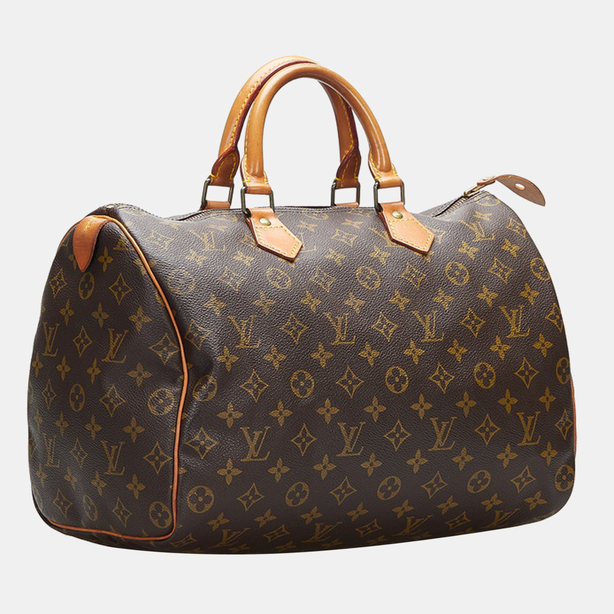 Louis Vuitton Brown Monogram Canvas Speedy 35 Bag
Louis Vuitton Brown Monogram Canvas Speedy 35 Bag