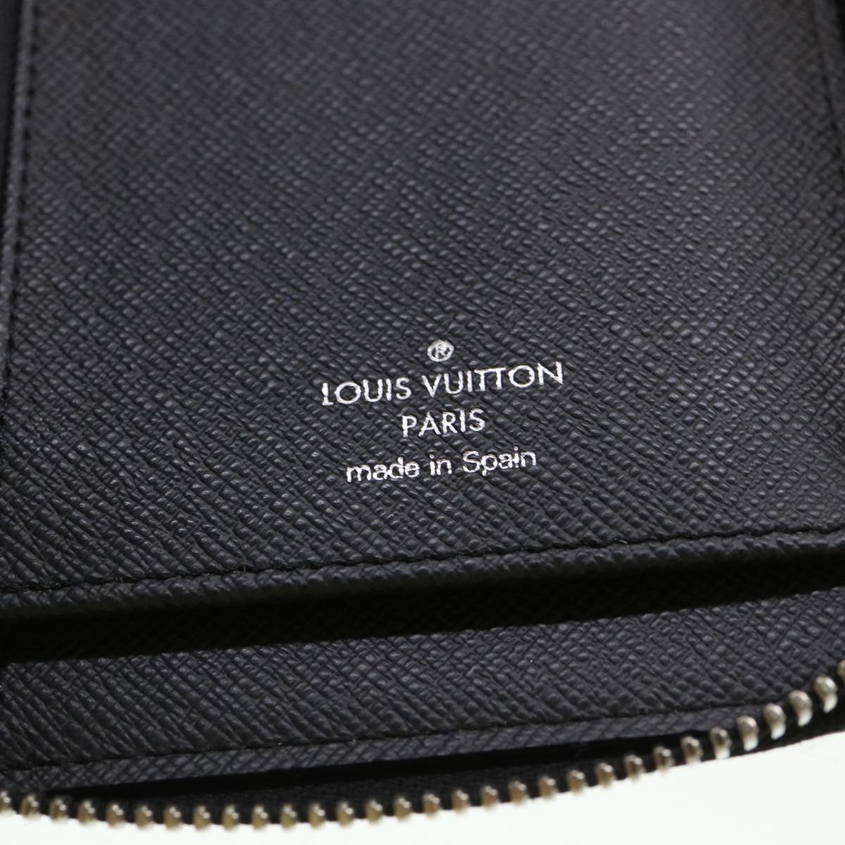 Louis Vuitton Black Damier Graphite Canvas Pattern Zippy Wallet