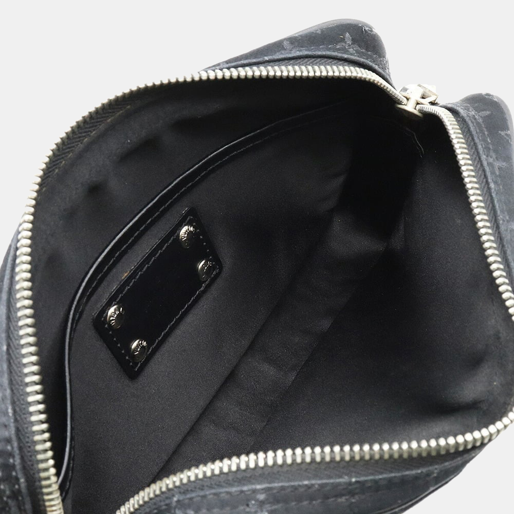 Louis Vuitton Black Satin Mini Monogram Conte De Fees Pochette Shoulder Bag