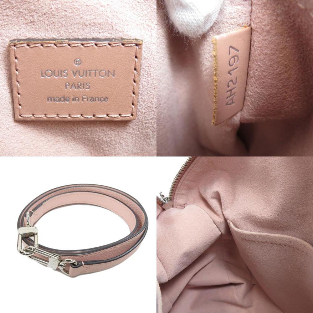 Louis Vuitton Pink Leather Monogram Mahina Babylone PM Shoulder Bag