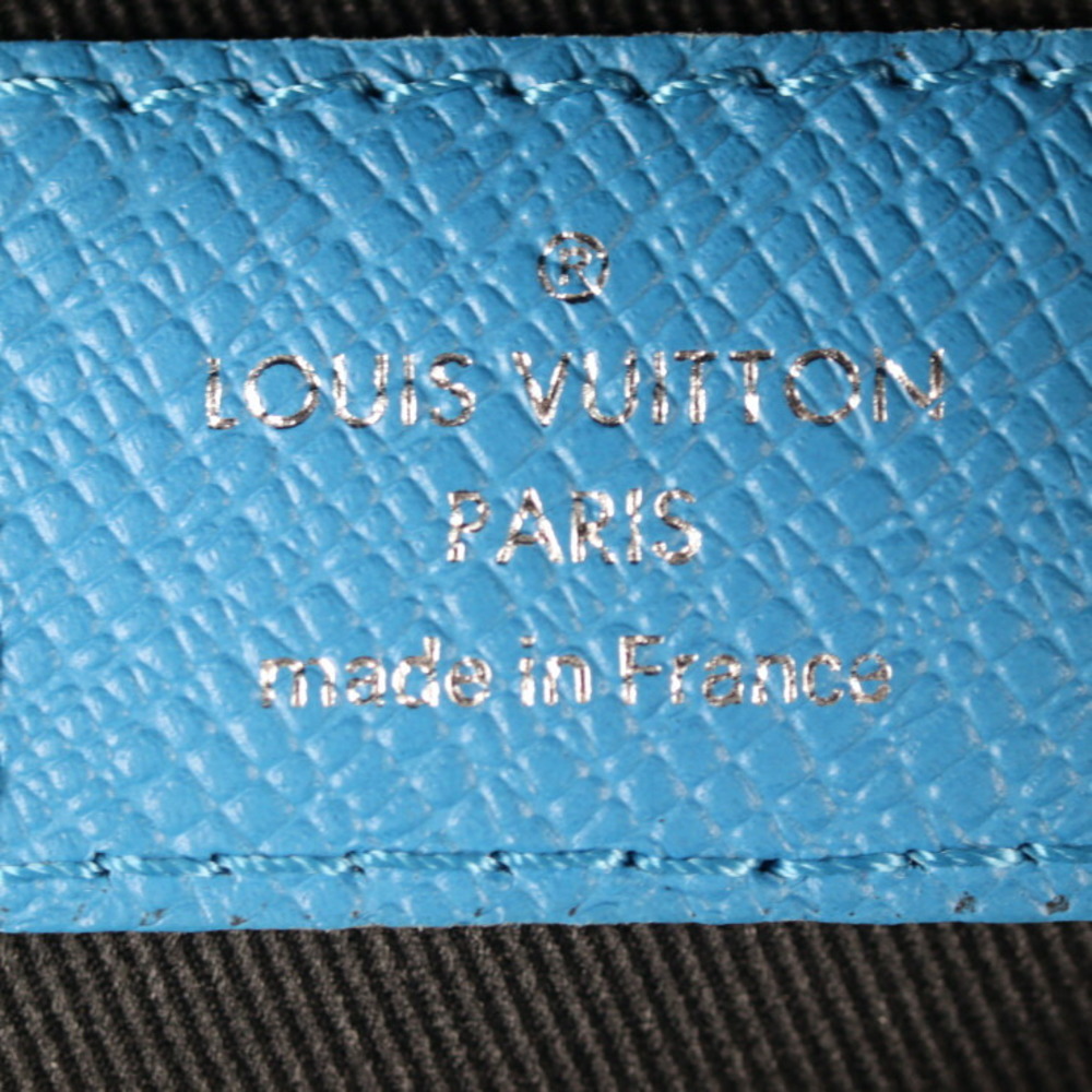 Louis Vuitton Blue Taiga Leather Discovery PM Backpack
