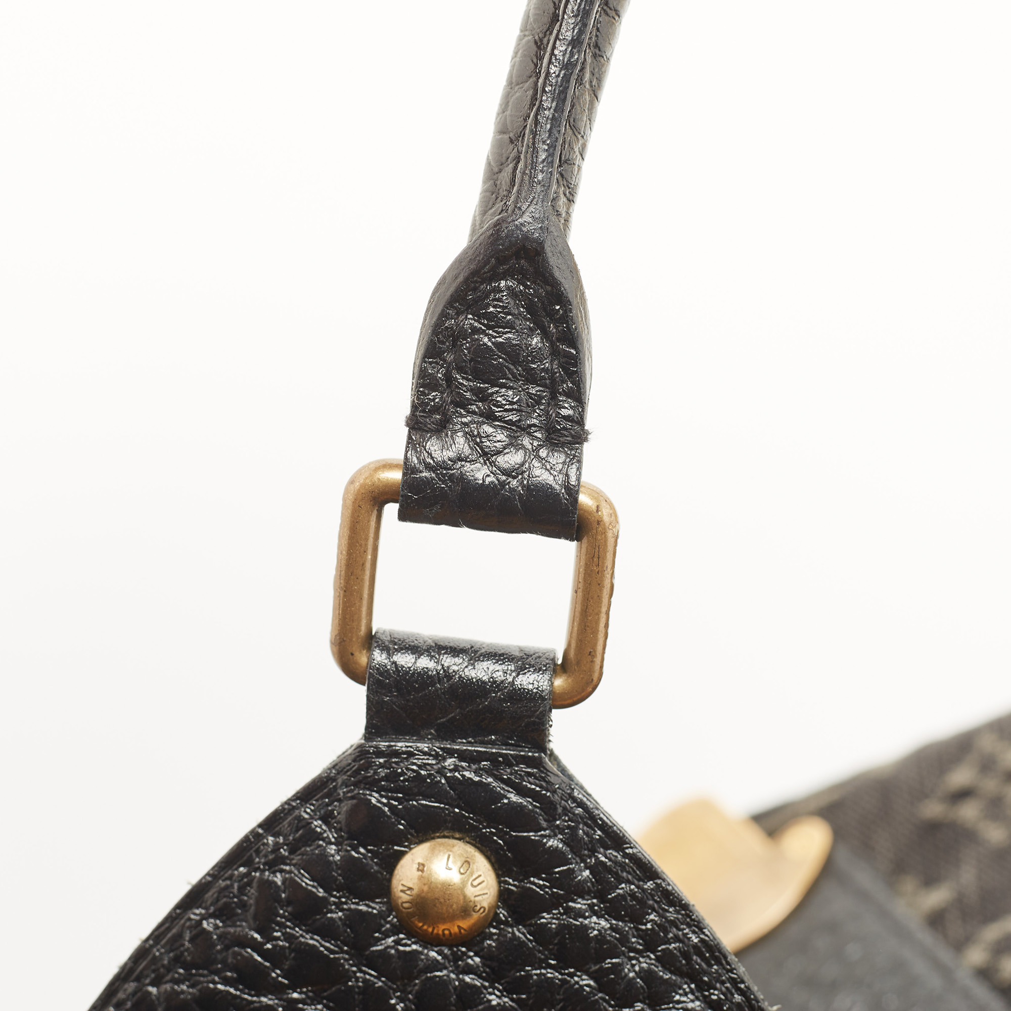 Louis Vuitton Black Denim Monogram Surya XL Bag