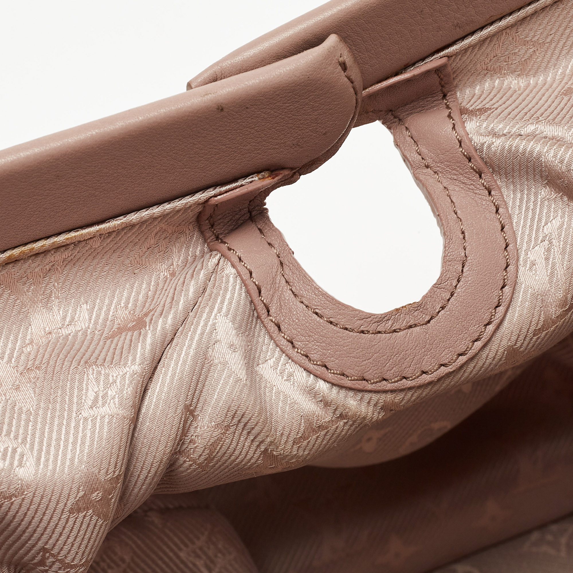 Louis Vuitton Rose Cuir Leather Cinema Intrigue Bag