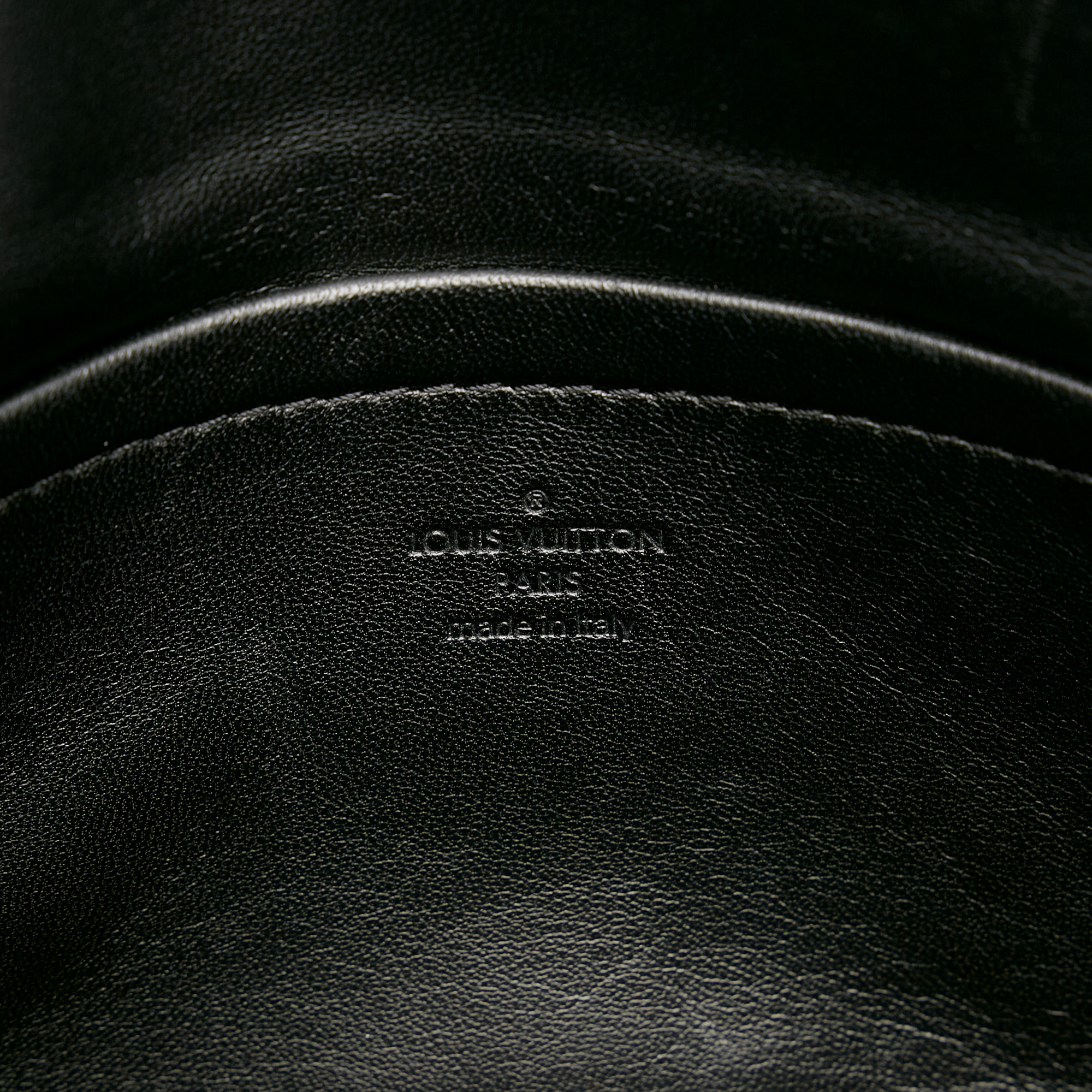 Louis Vuitton Beige?Black Malletage Pochette Flap Bag