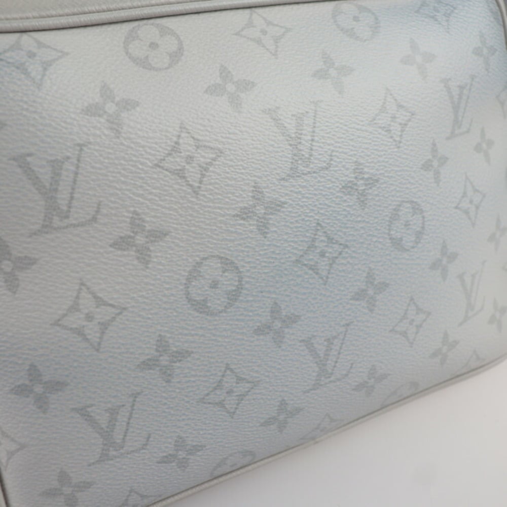 Louis Vuitton Grey Taiga Leather Monogram Taigrama Outdoor Messenger Bag