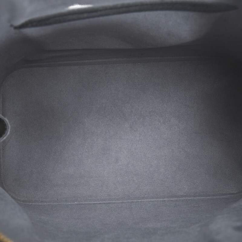 Louis Vuitton Black Epi Leather Alma PM Satchel Bag