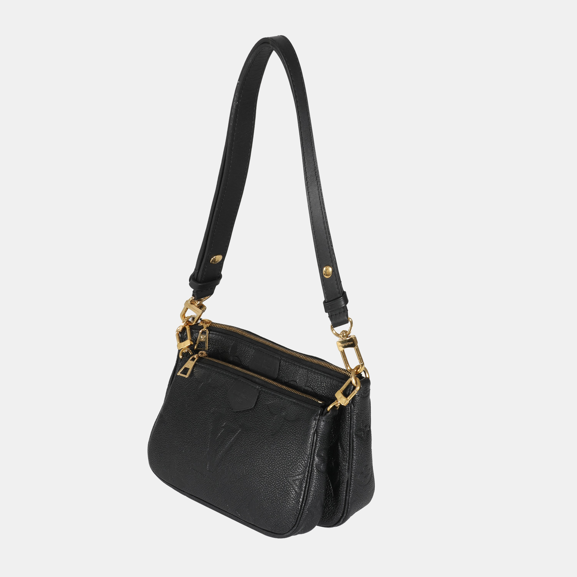 Louis Vuitton Black Monogram Empreinte Leather Multi-Pochette Accessories Shoulder Bag
Louis Vuitton Black Monogram Empreinte Leather Multi-Pochette Accessories Shoulder Bag