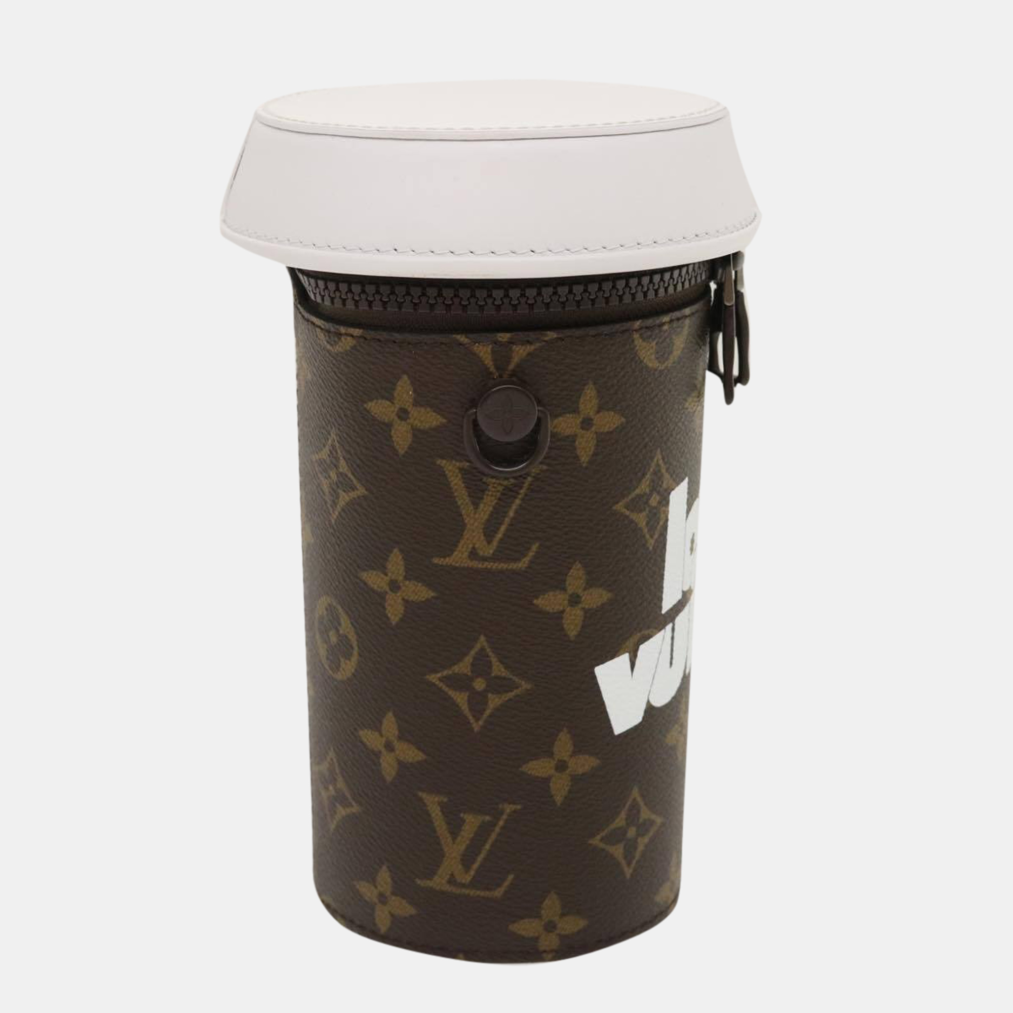 Louis Vuitton Limited Edition Monogram Canvas Coffee Cup Pouch With Strap