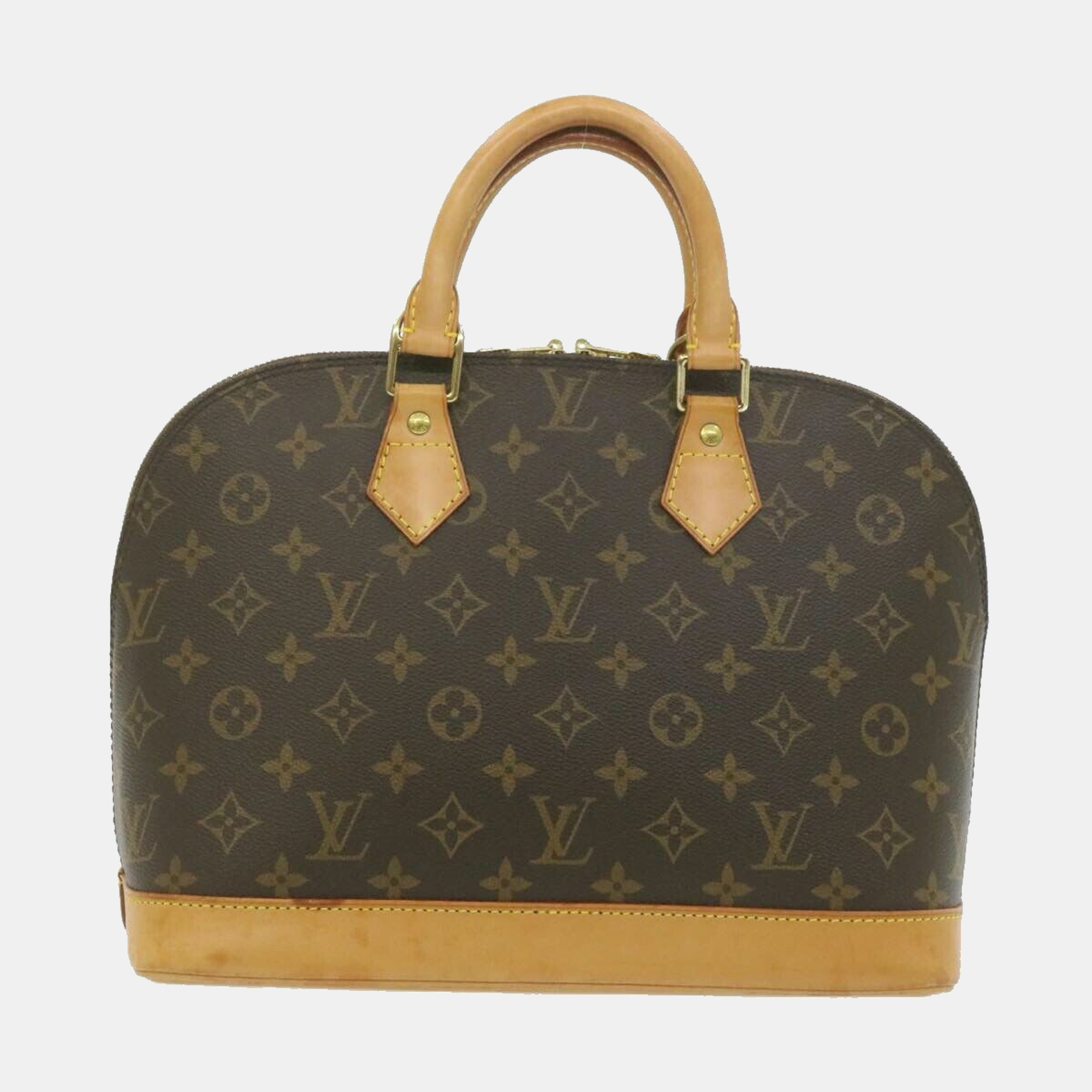 Louis Vuitton Brown Monogram Canvas Alma MM Top Handle Bag