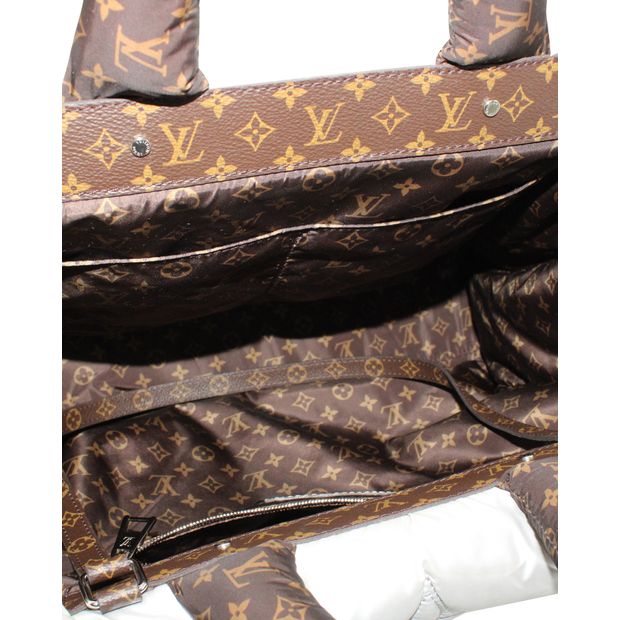 Louis Vuitton Silver Econyl Pillow Monogram Onthego GM Tote Bag