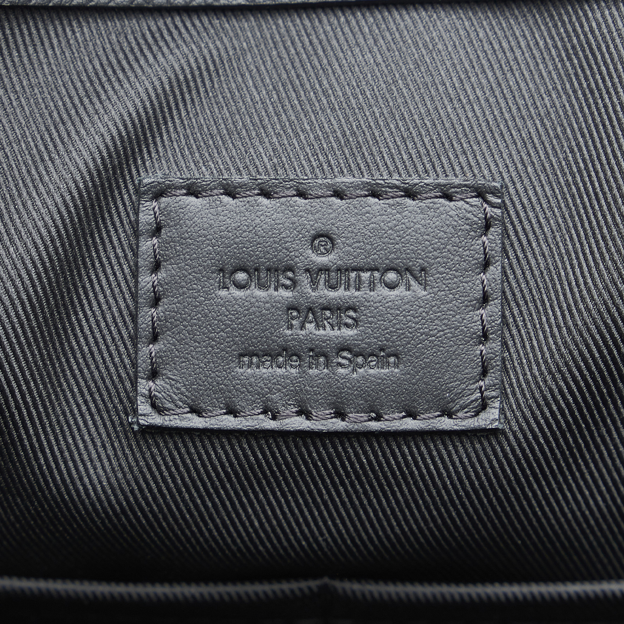 Louis Vuitton Black Aerogram Tote