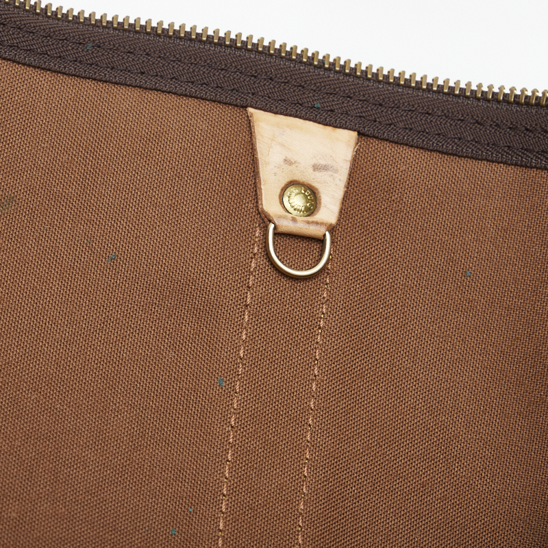 Louis Vuitton Brown Canvas Monogram Keepall 55 Travel Bag