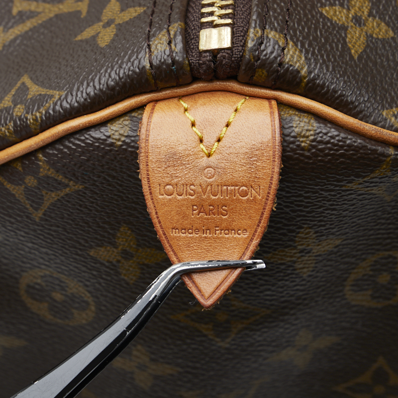 Louis Vuitton Brown Canvas Monogram Keepall 55 Travel Bag