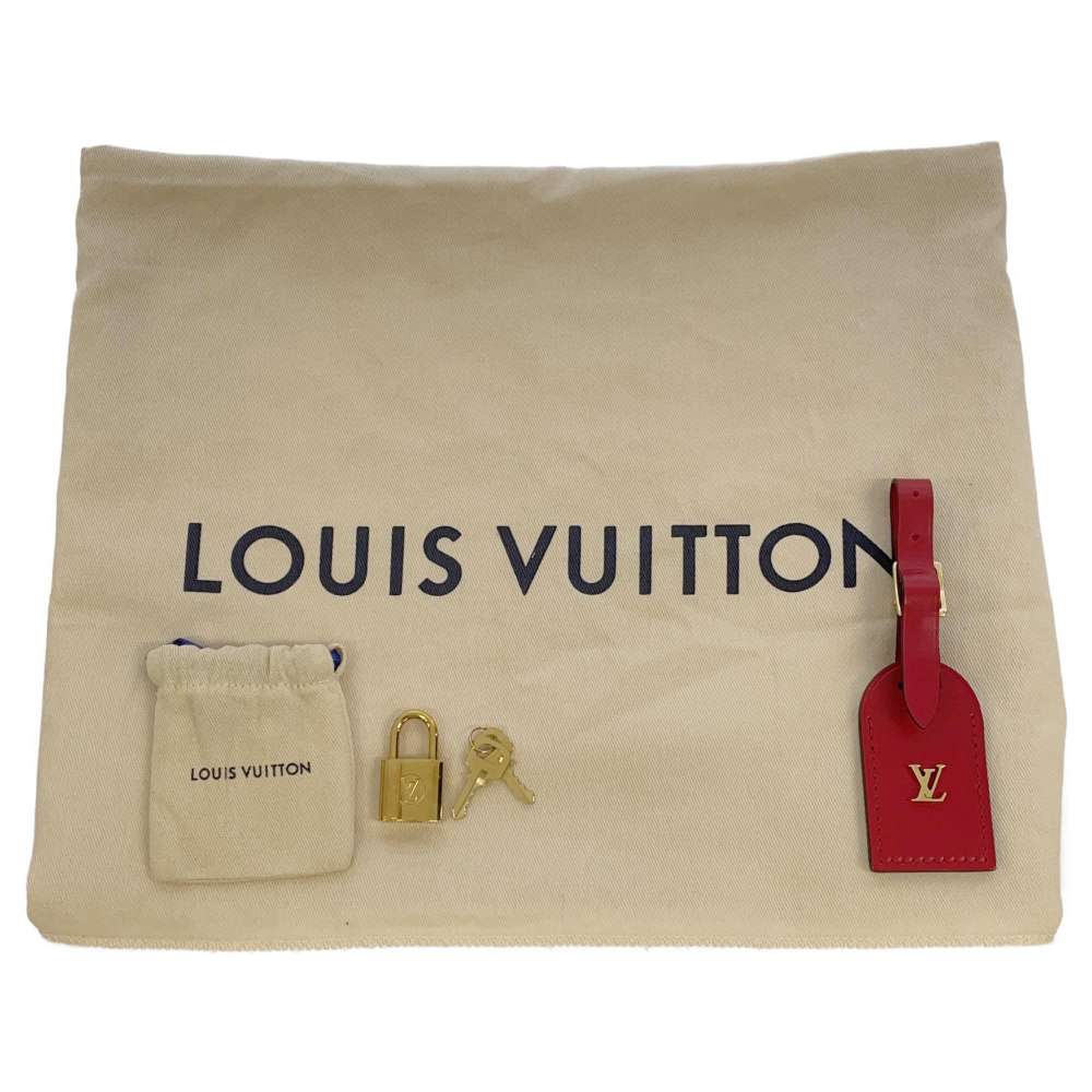 Louis Vuitton Red Monogram Vernis Leather Boite Chapeau Shoulder Bag