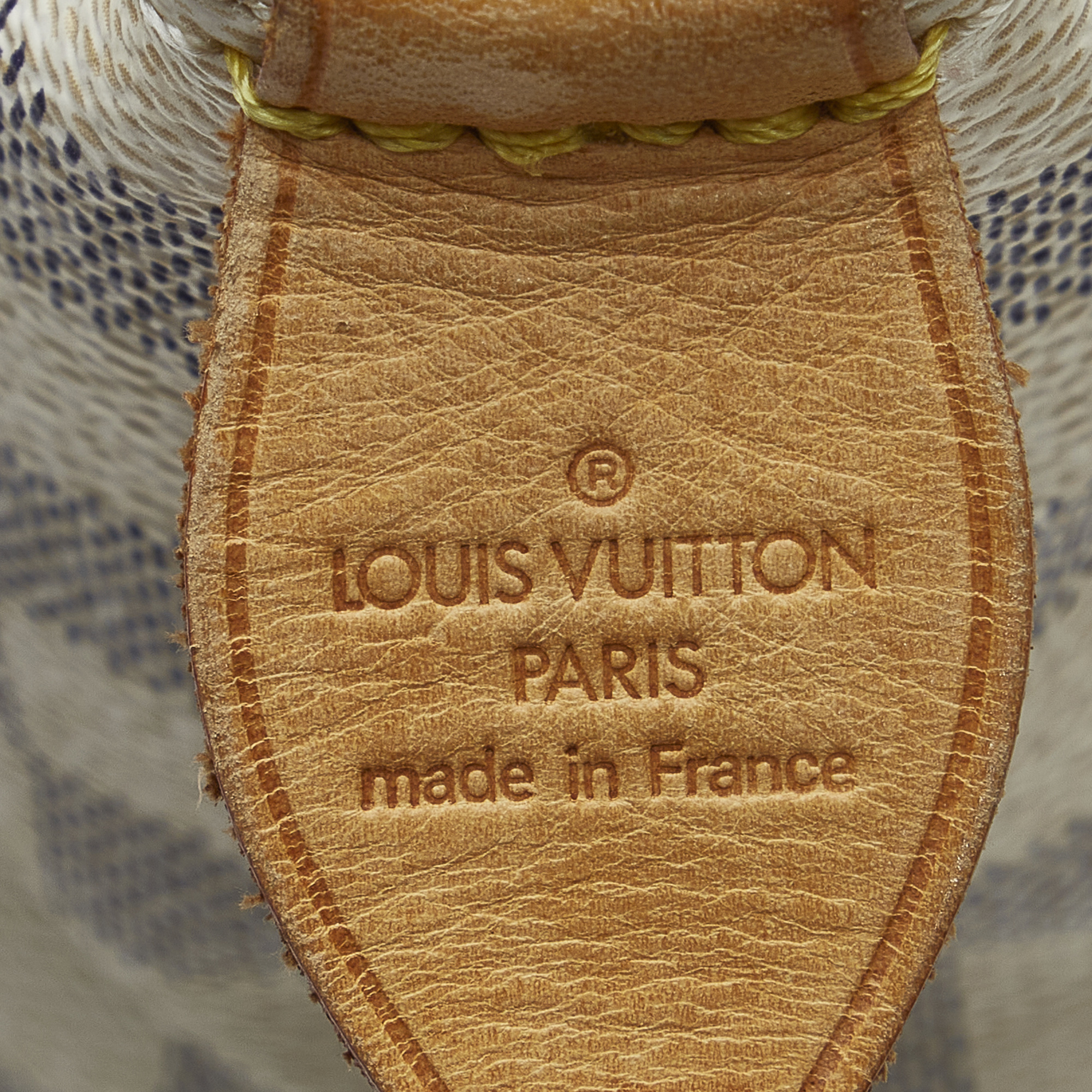 Louis Vuitton White Damier Azur Saleya PM