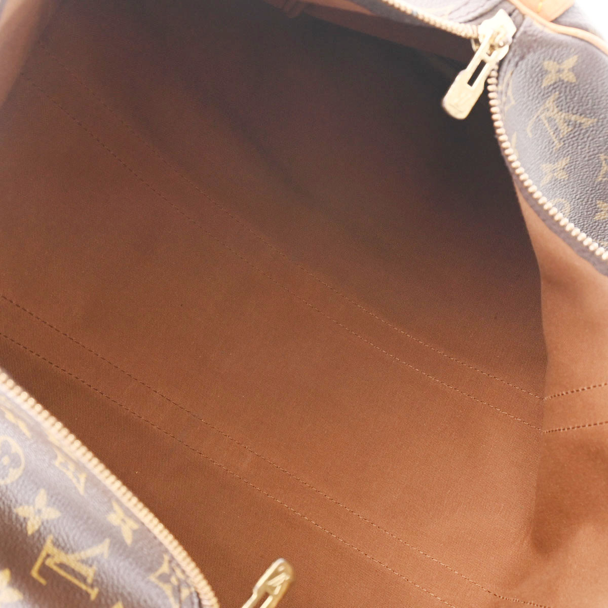 Louis Vuitton Brown Monogram Keepall 45 Boston Bag