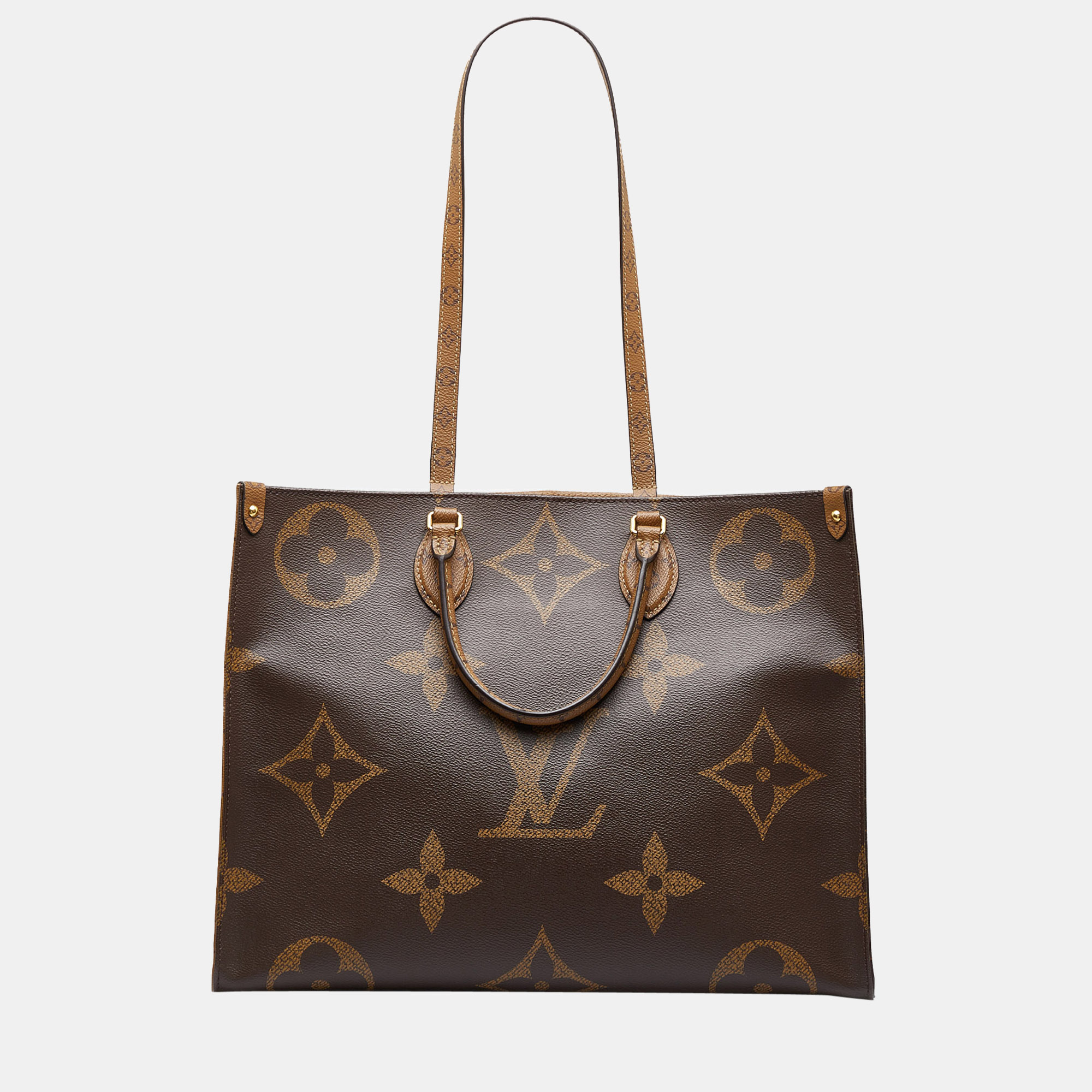 Louis Vuitton Brown Monogram Reverse OntheGo GM