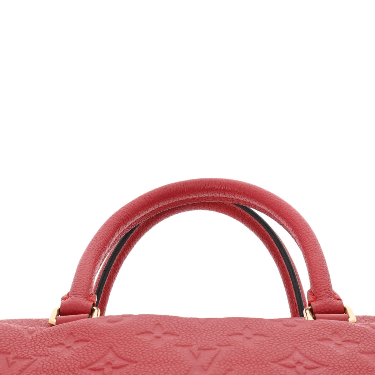 Louis Vuitton Red Monogram Leather Speedy Bandouliere 25 Handbag