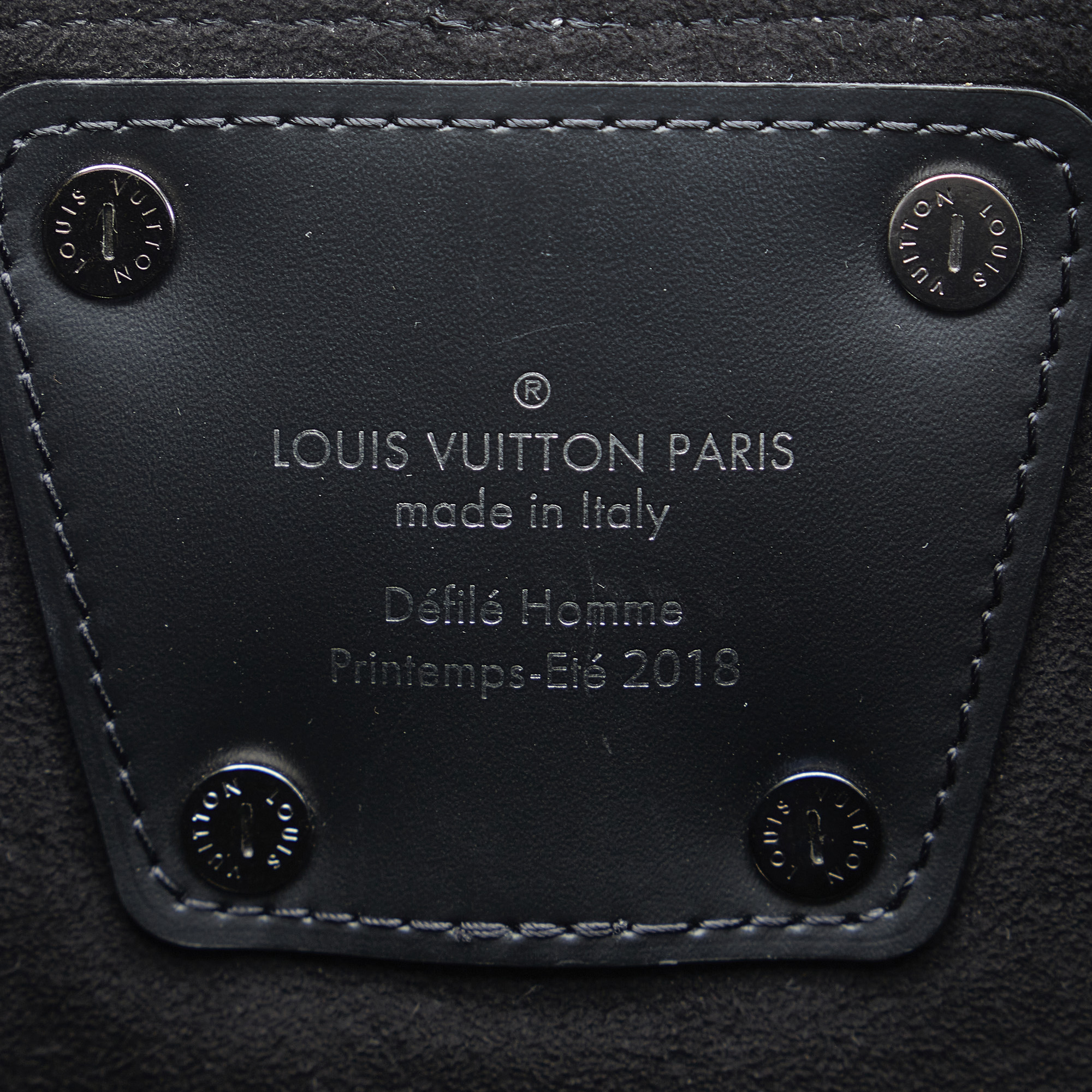 Louis Vuitton Black, Grey Split Monogram Eclipse North South Tote