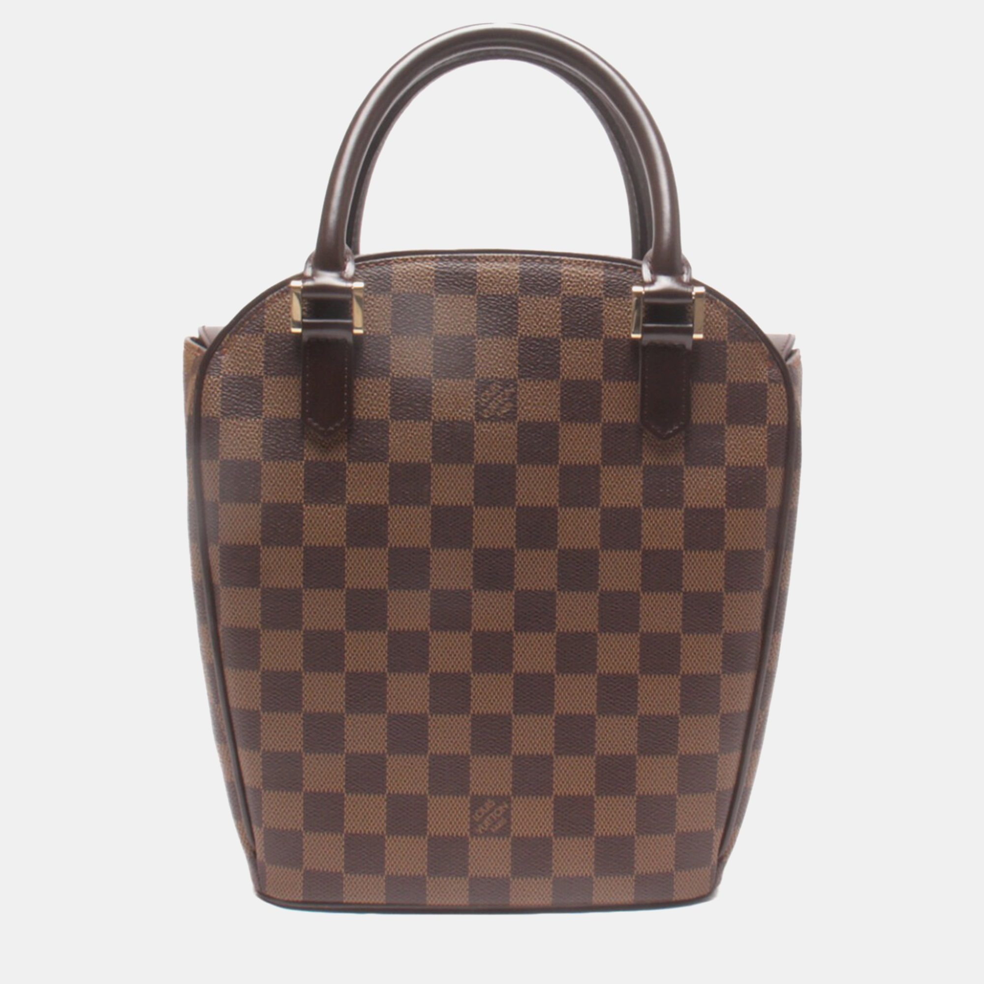 Louis vuitton brown damier vertical sarria satchel bag