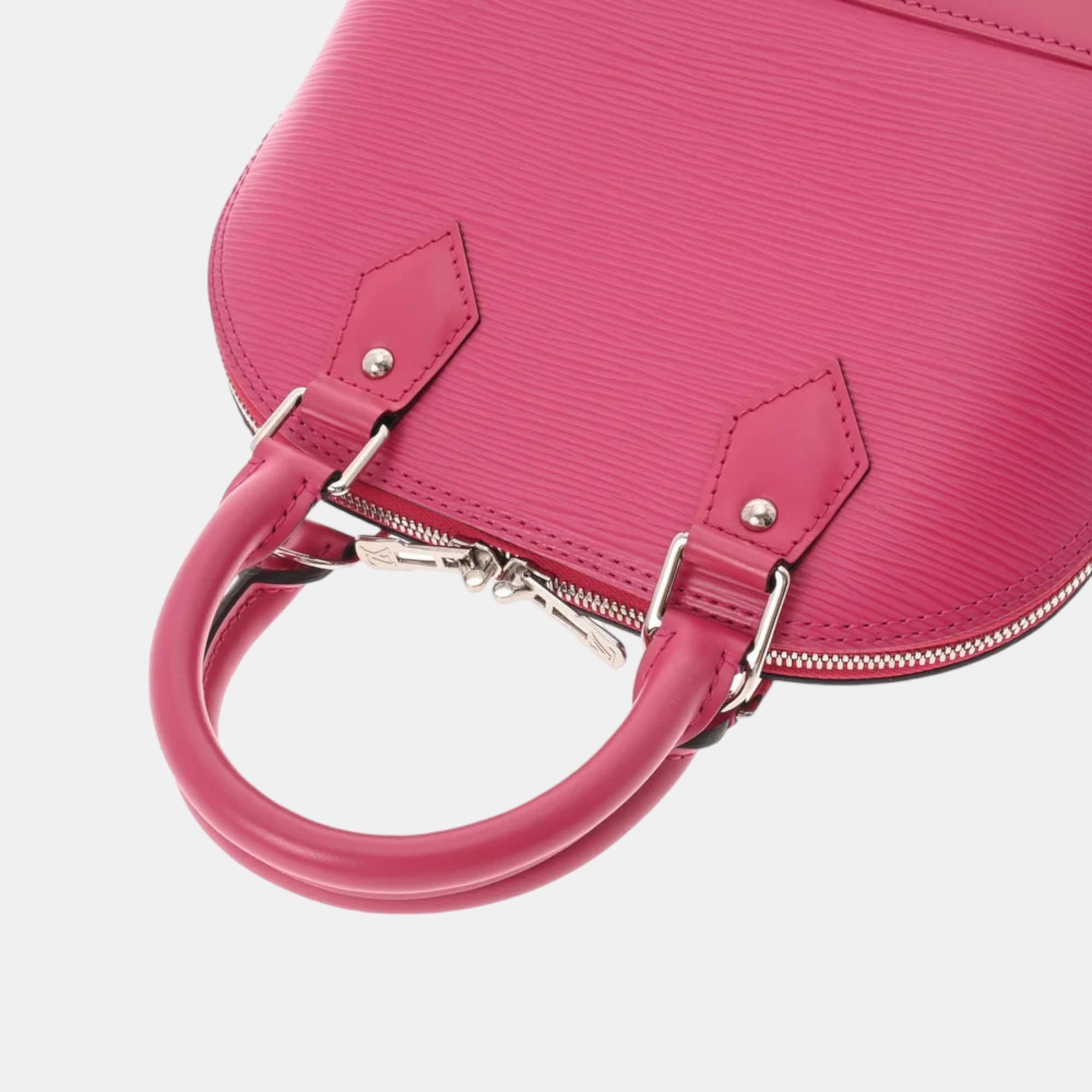 Louis Vuitton Pink Epi Leather Alma BB Satchel