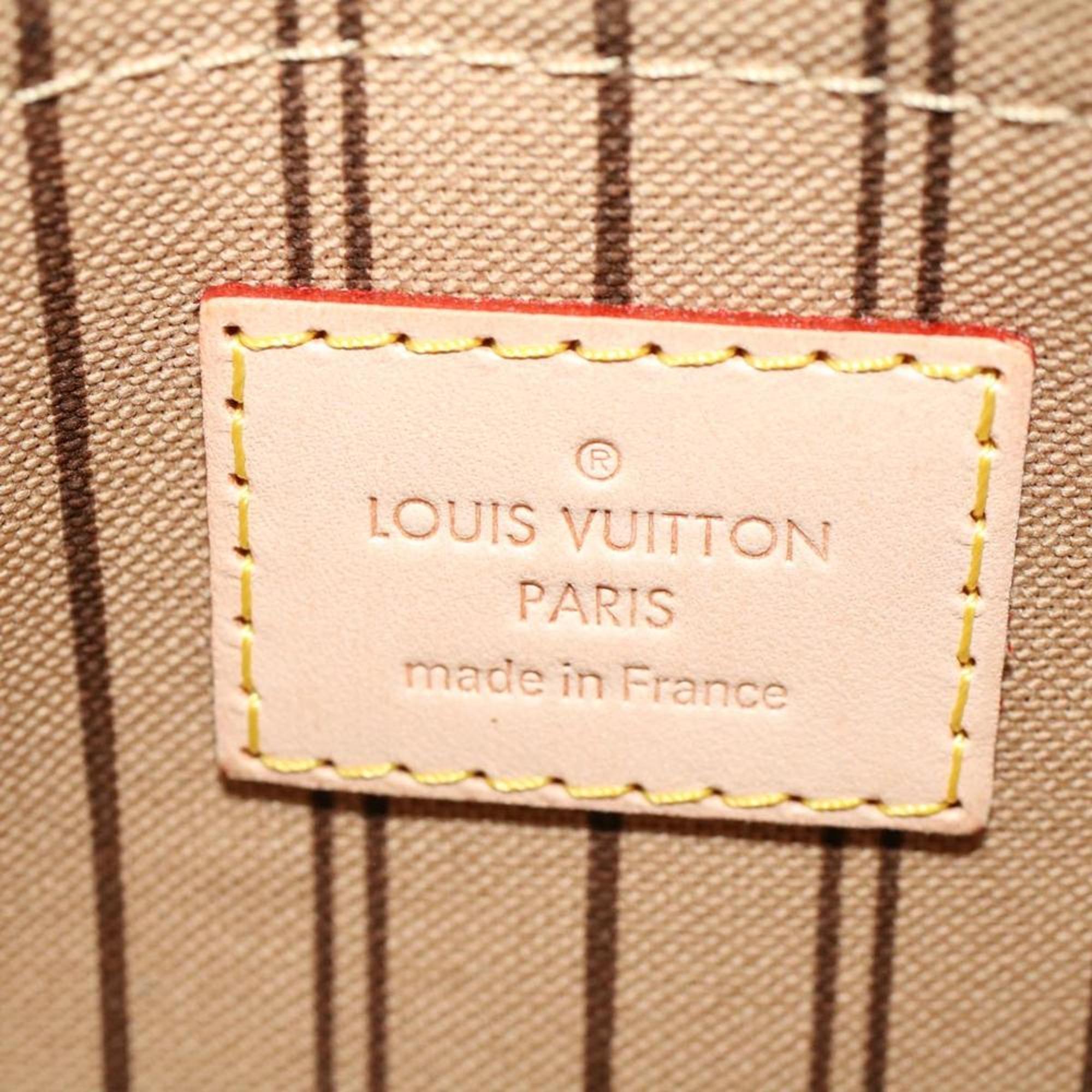 Louis Vuitton Brown Monogram Canvas Neverfull Pouch